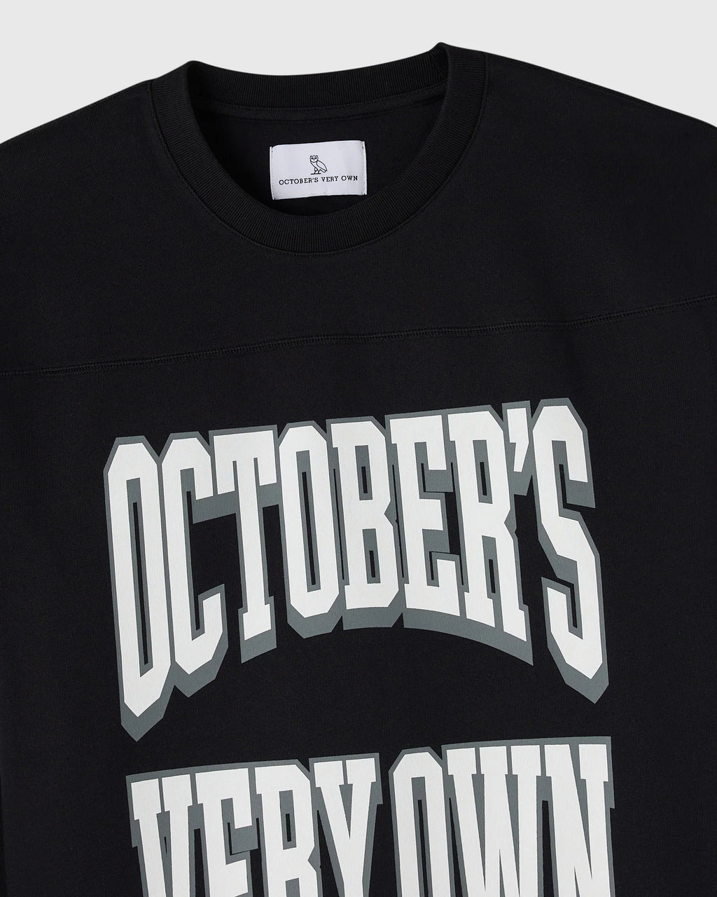 Heritage Long Sleeve Football Tee Black