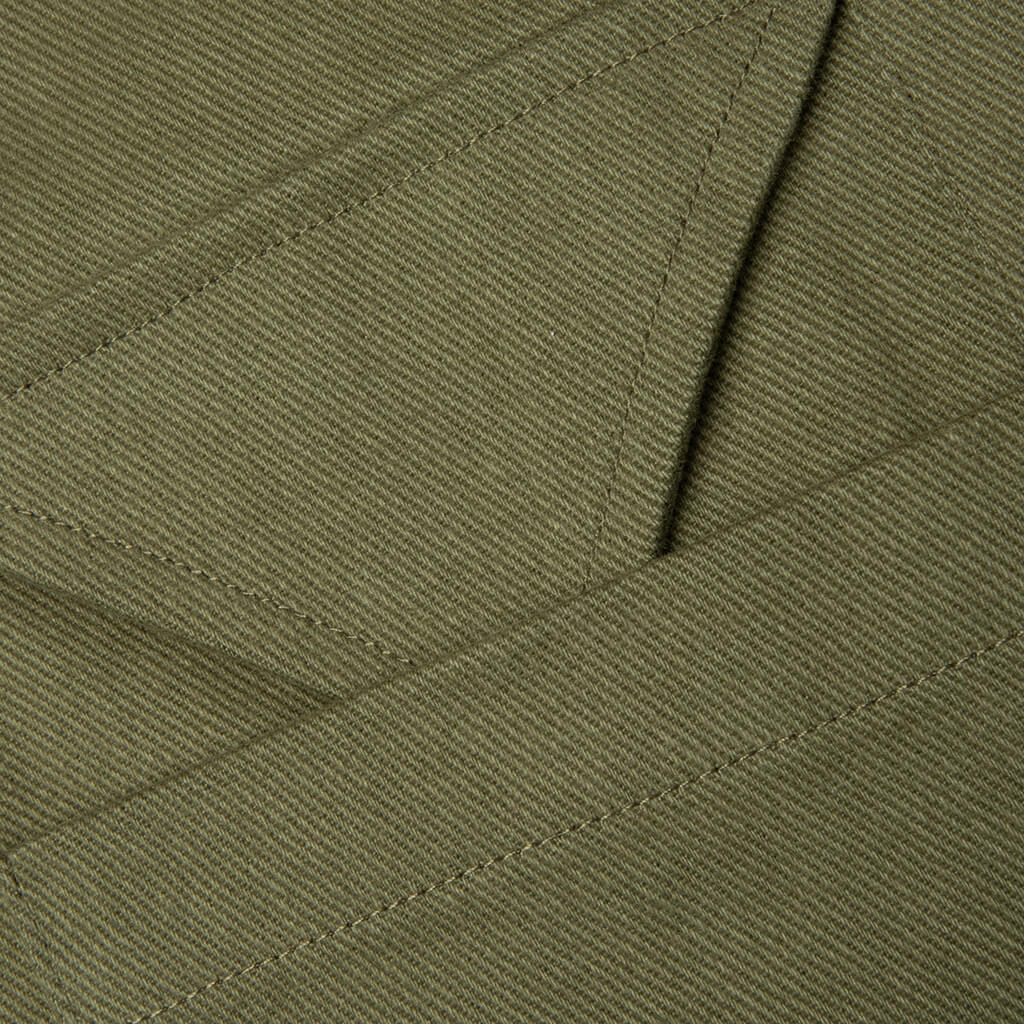 Pockets Boxy Jacket Green