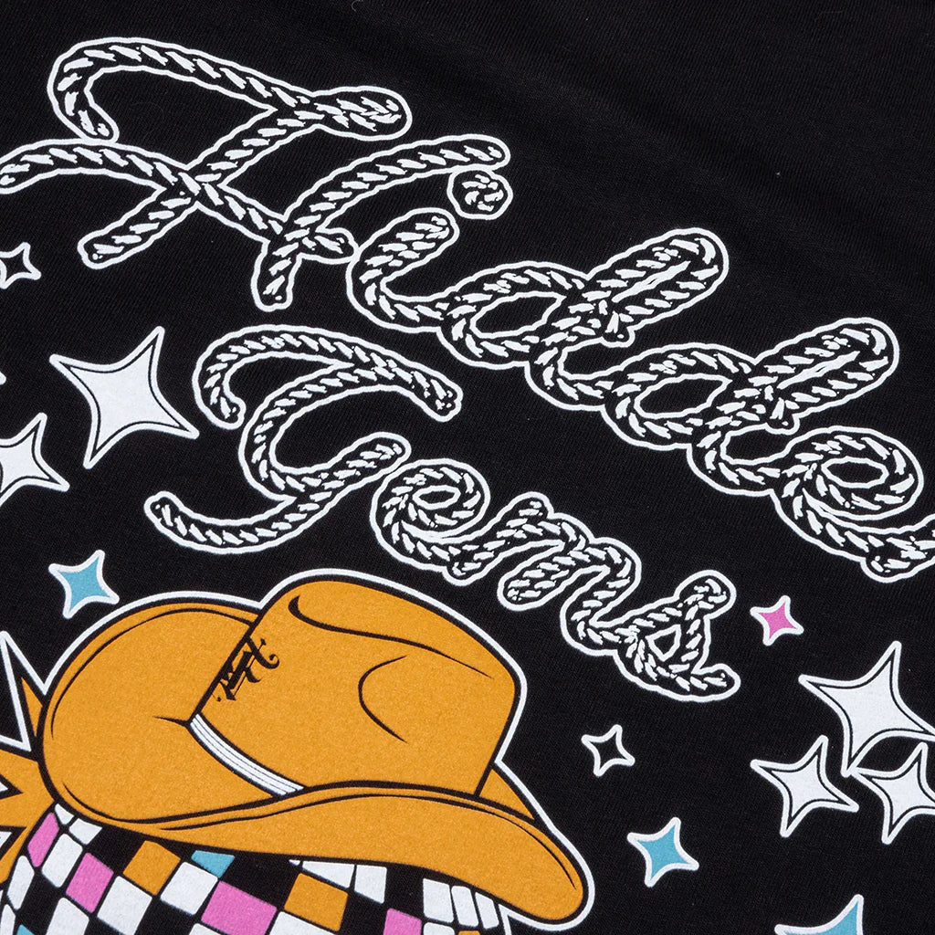 FEATURE x Good Wolf x Lets Be Friends Tee Black