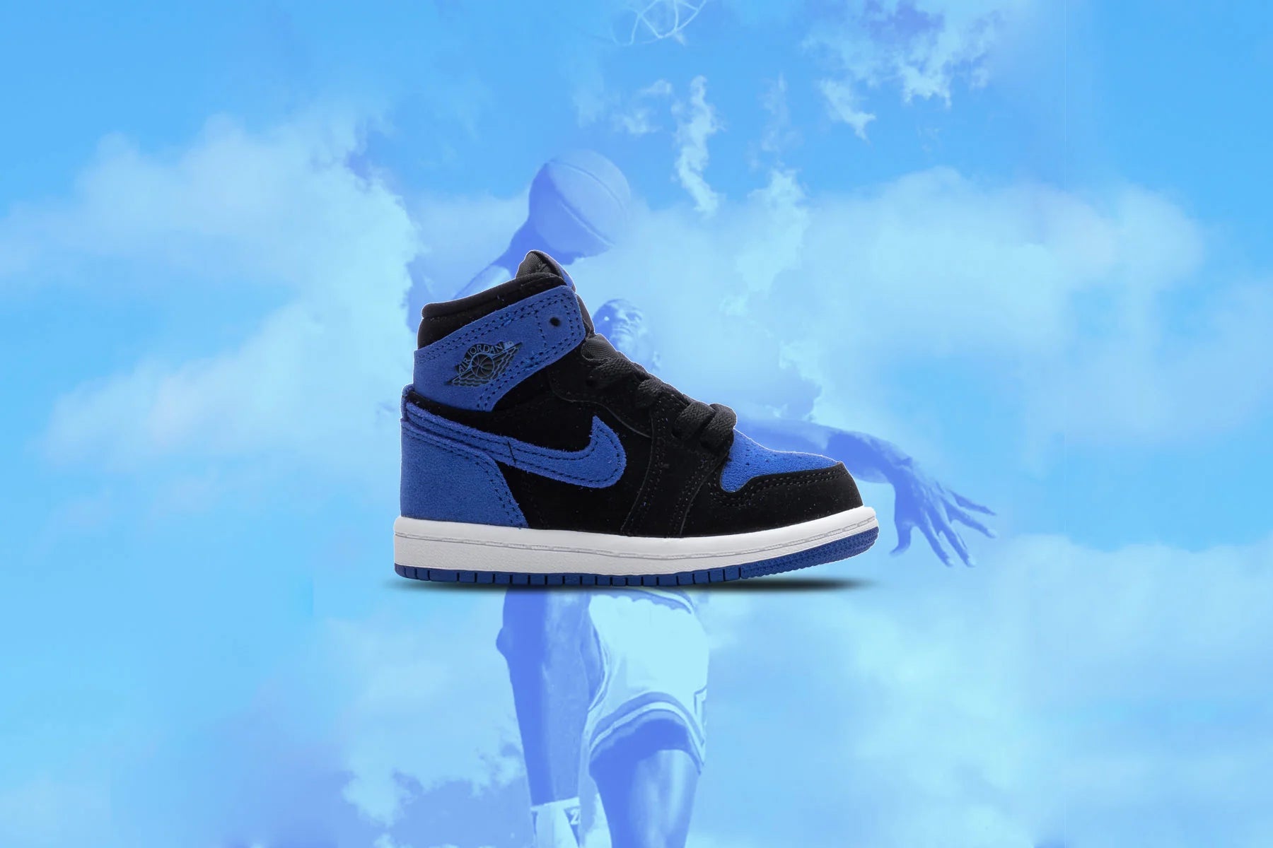 Air Jordan 1 Retro High OG TD Royal Reimagined Black Royal Blue White