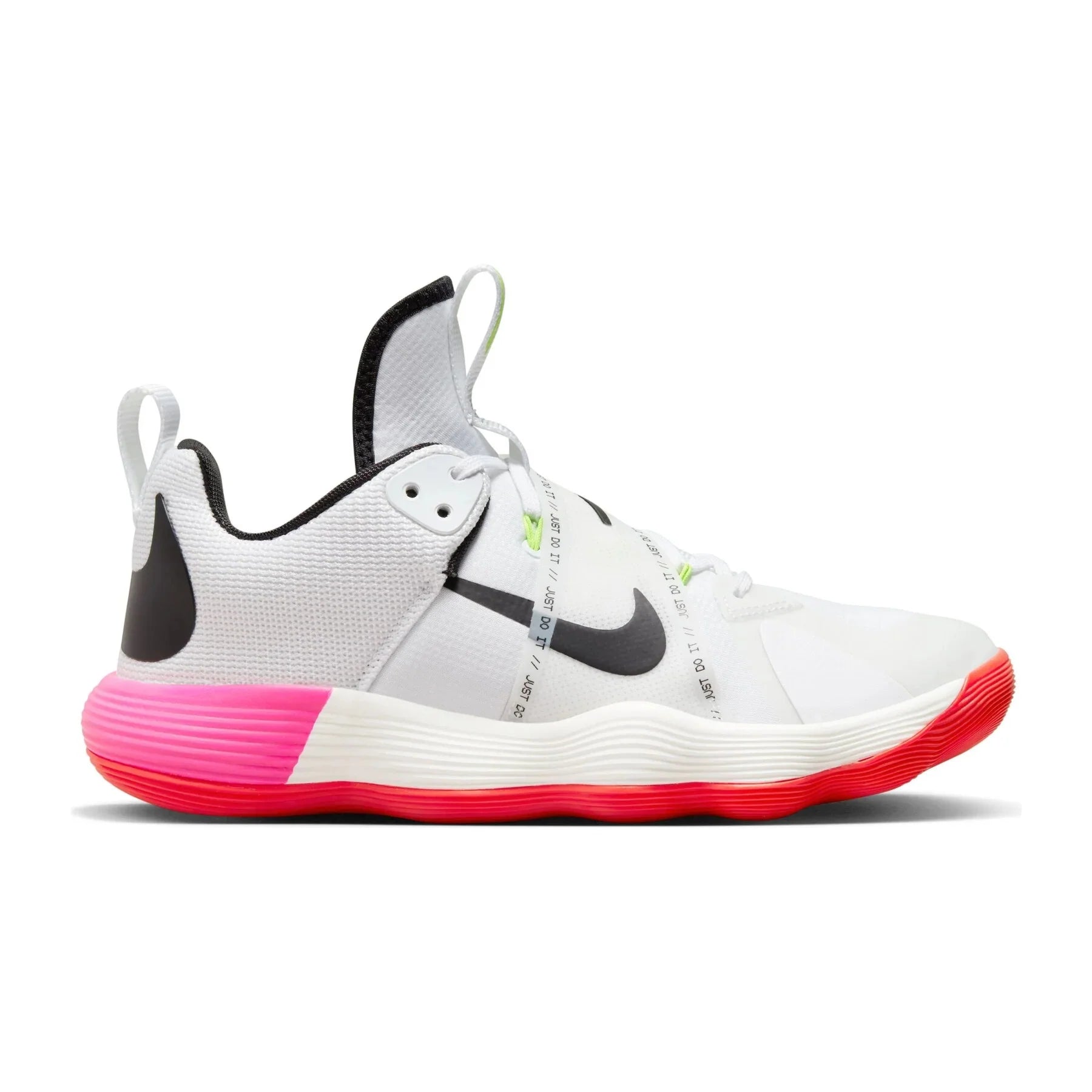 Tênis Nike React HyperSet 1 Vôlei Branco Rosa