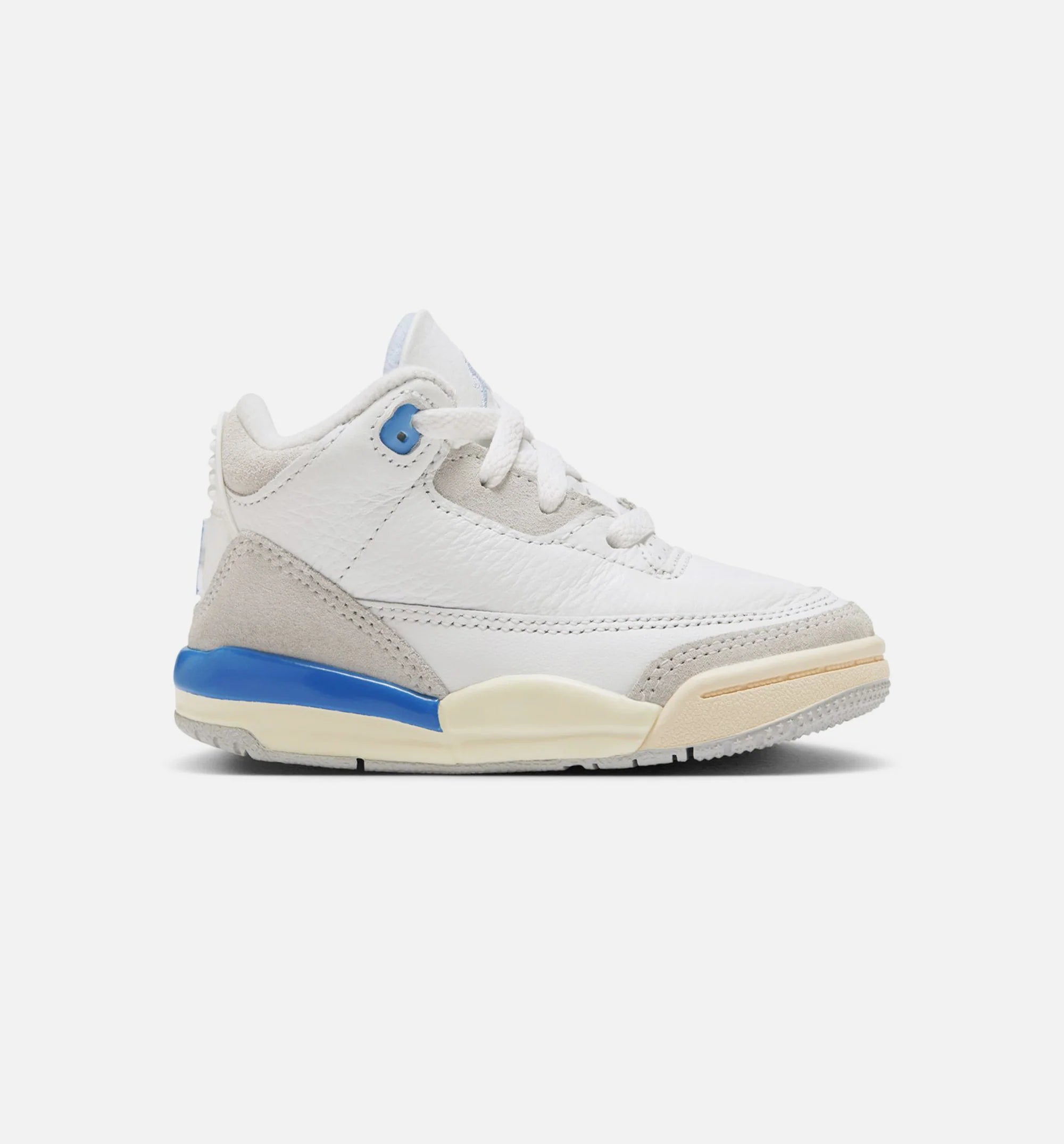 Air Jordan 3 Retro Lucky Shorts Infant Toddler Lifestyle Shoe Summit White Hydrogen Blue Legend Blue