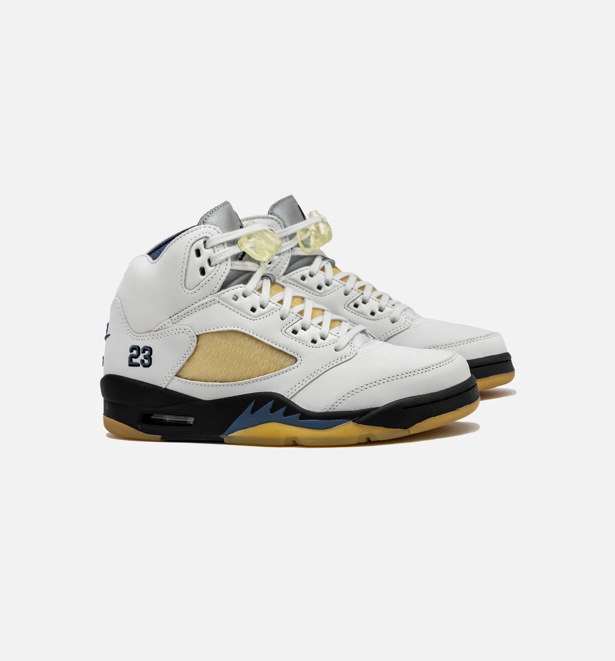 Air Jordan 5 x A Ma Maniére Womens Lifestyle Shoe Photon Dust Black Diffused Blue Pale Ivory