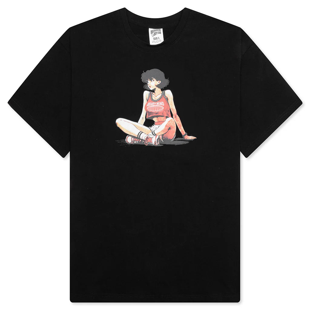 Runner S S Tee Black