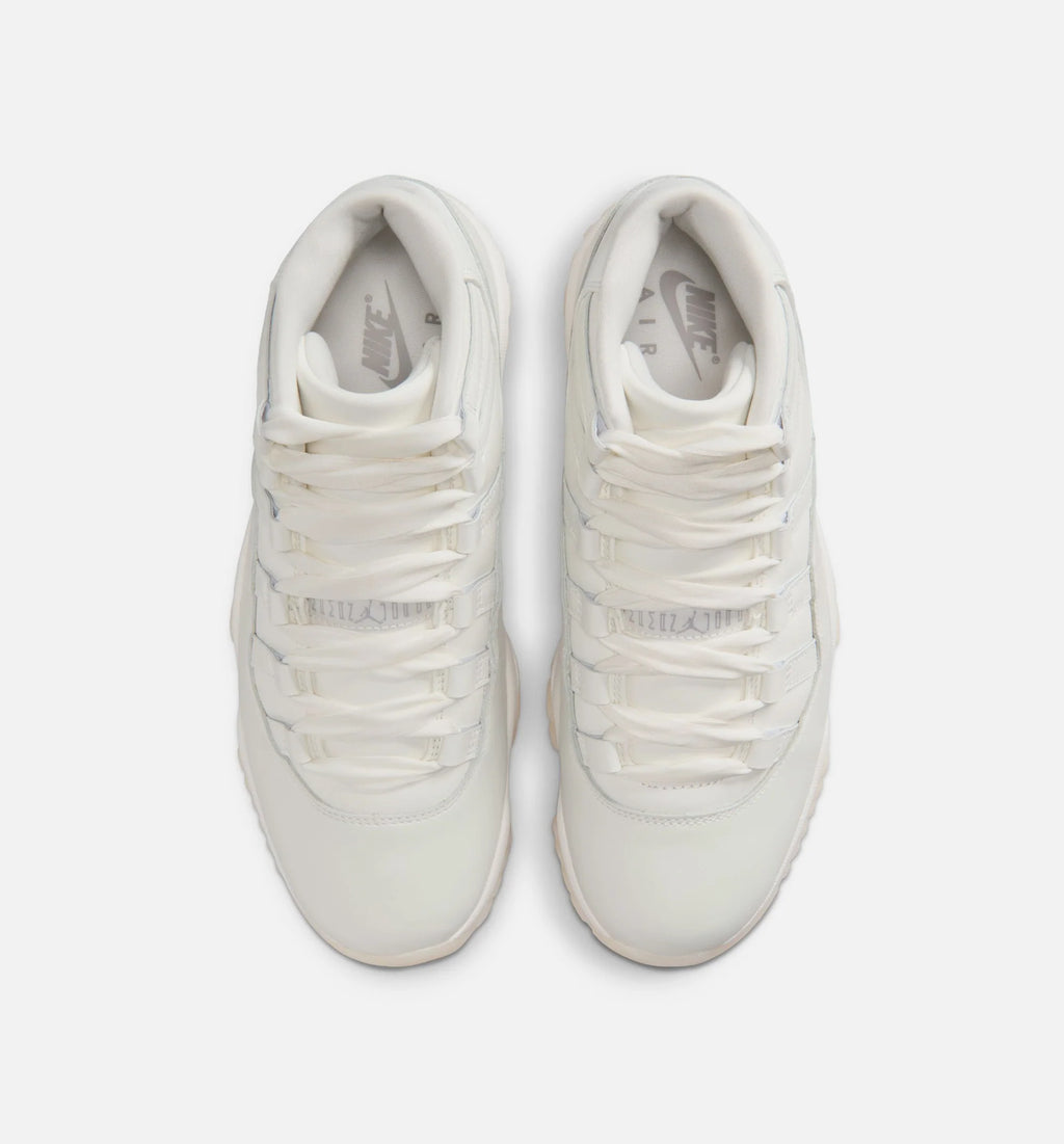 Air Jordan 11 Retro Pearl Womens Lifestyle Shoe Sail Pearl Grey White Metallic Silver