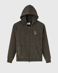 Muskoka Raglan Full Zip Hoodie Deep Olive