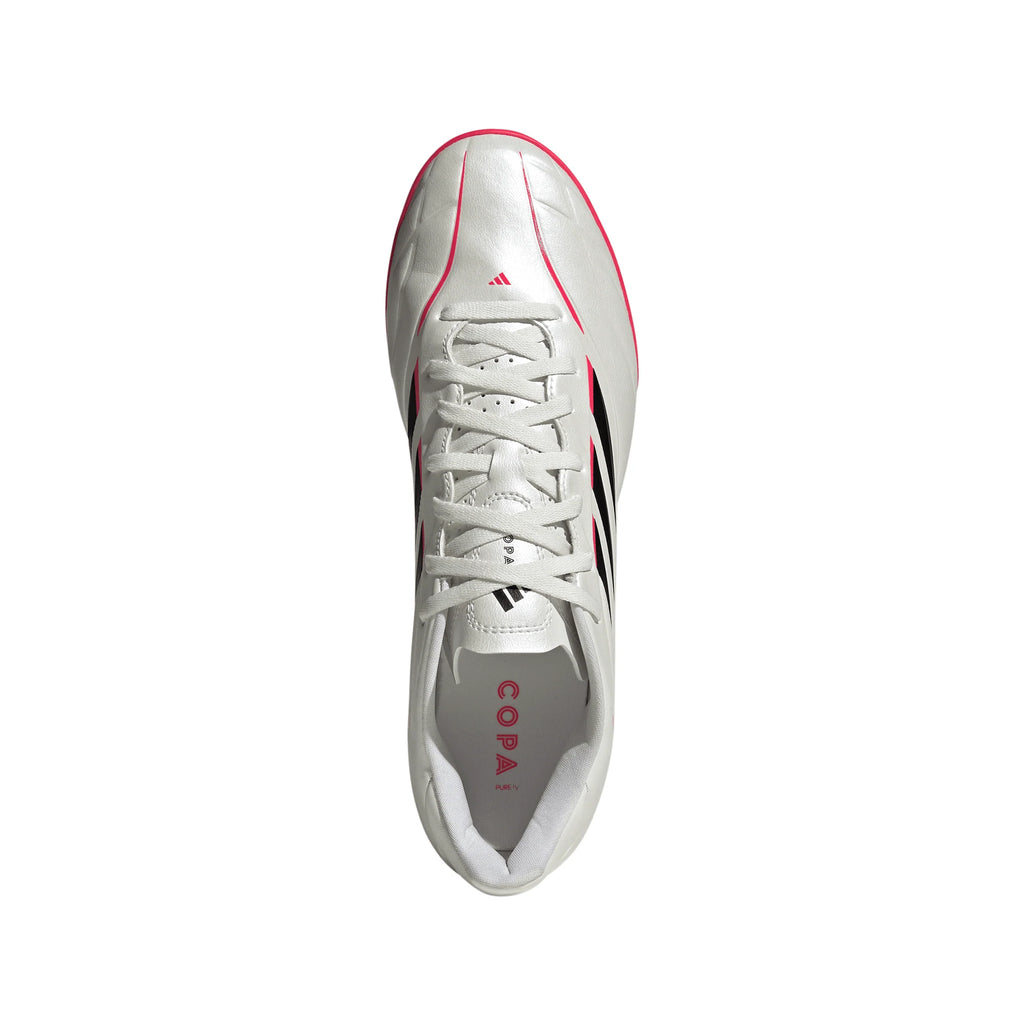 adidas Copa Pure IV Club TF Turf Mens Soccer Cleats Zero Metal Black Lucid Red