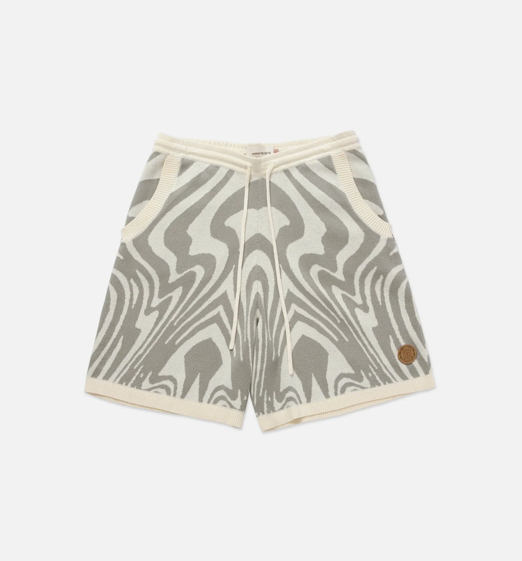 Dazed Knit Mens Short Bone Beige