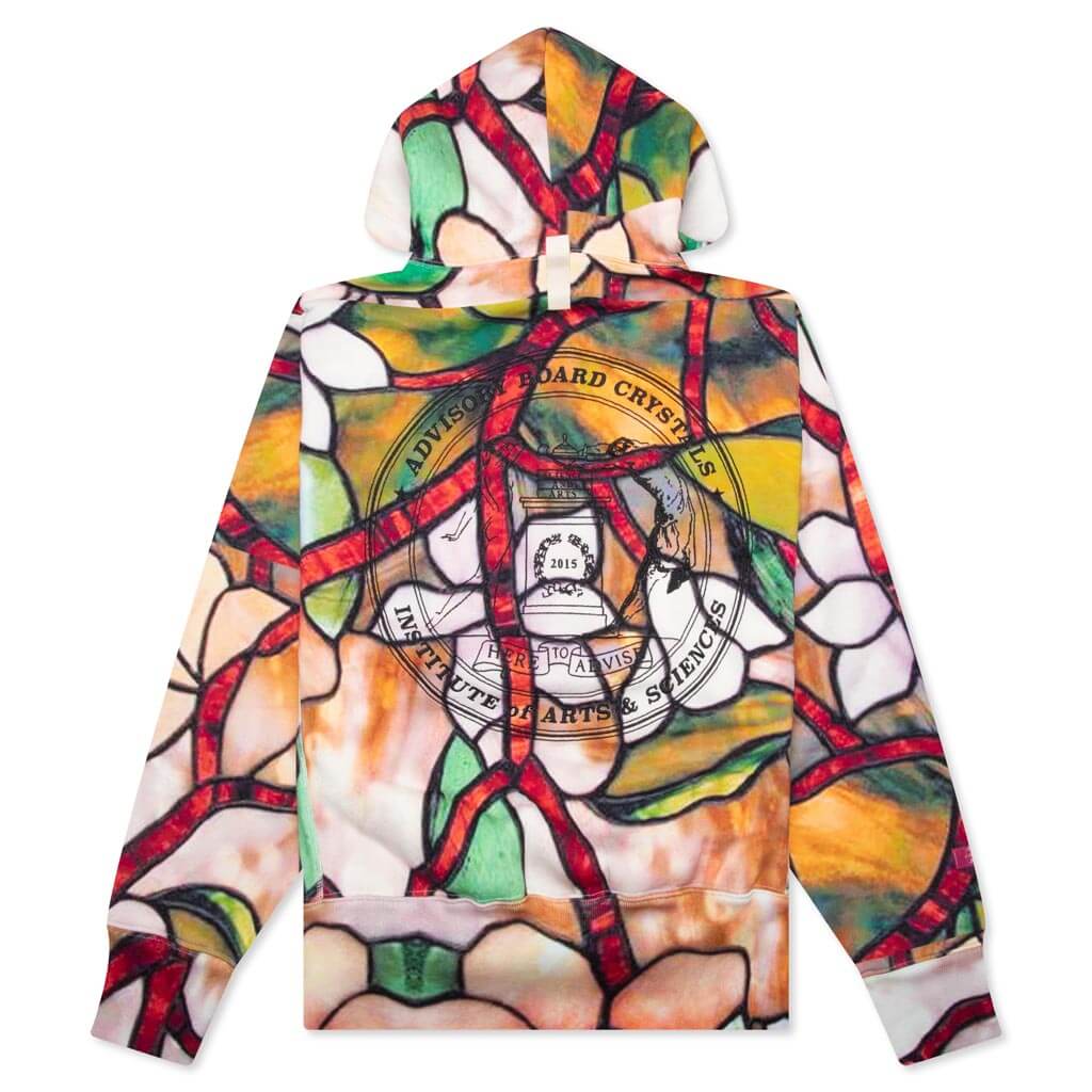 Critical Thinking Hoodie Stained Glass Print