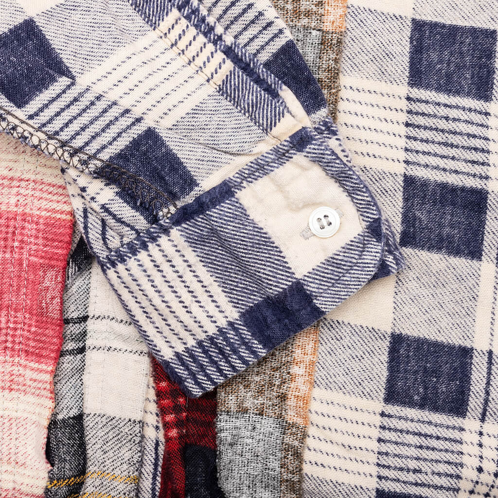 Ribbon Flannel Shirt Assorted