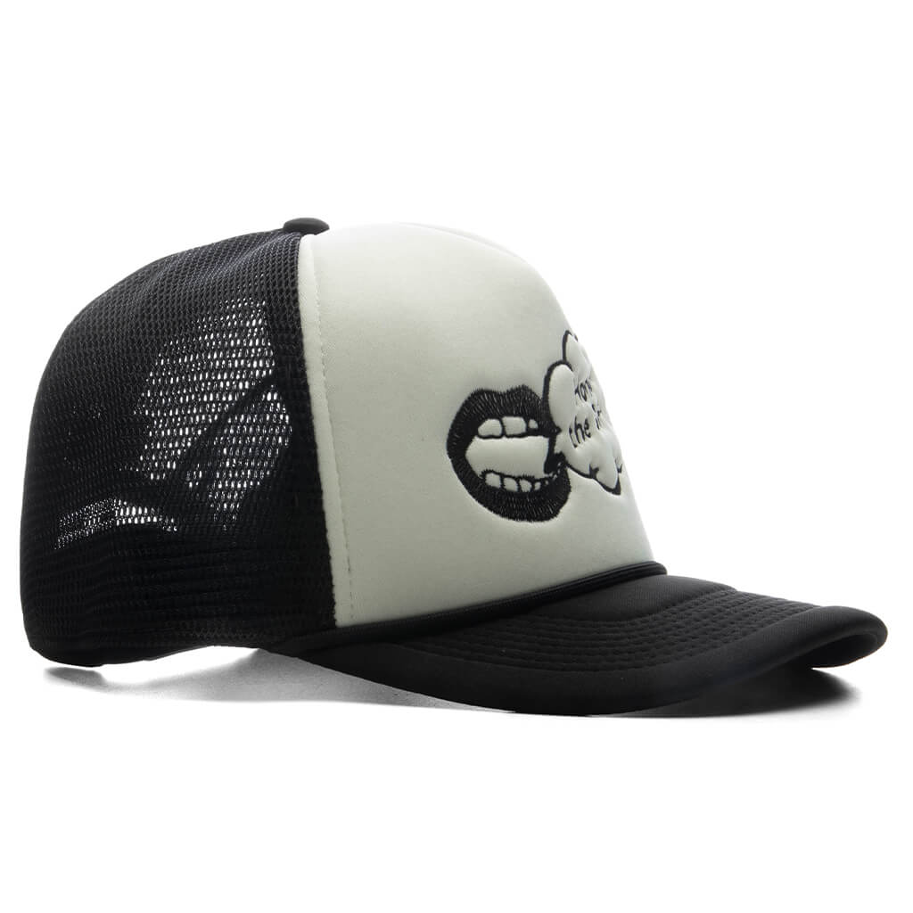Speak Trucker Cap Black