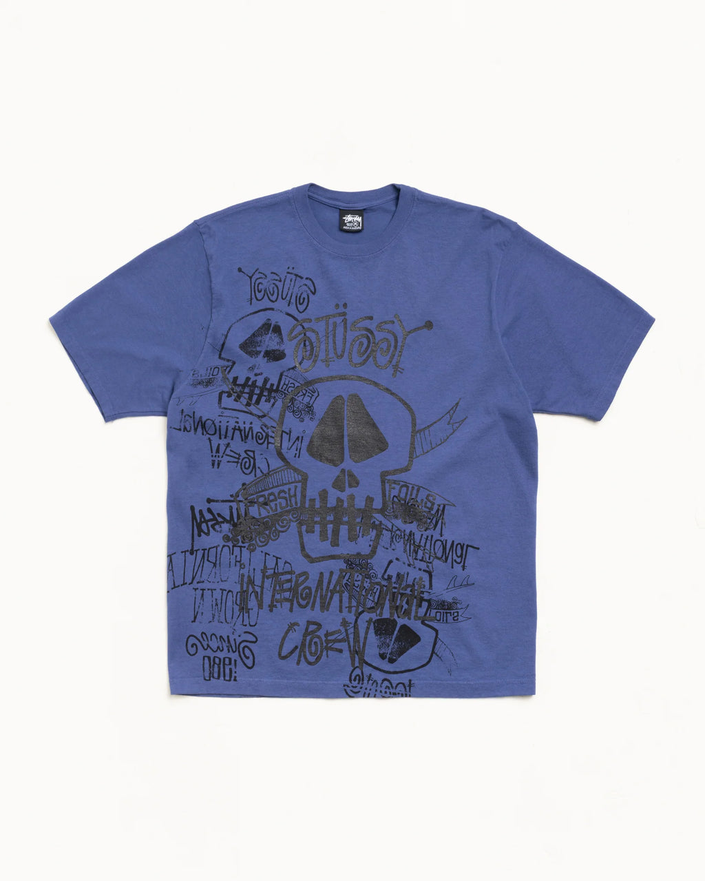 SKULLS TEE PIGMENT DYED