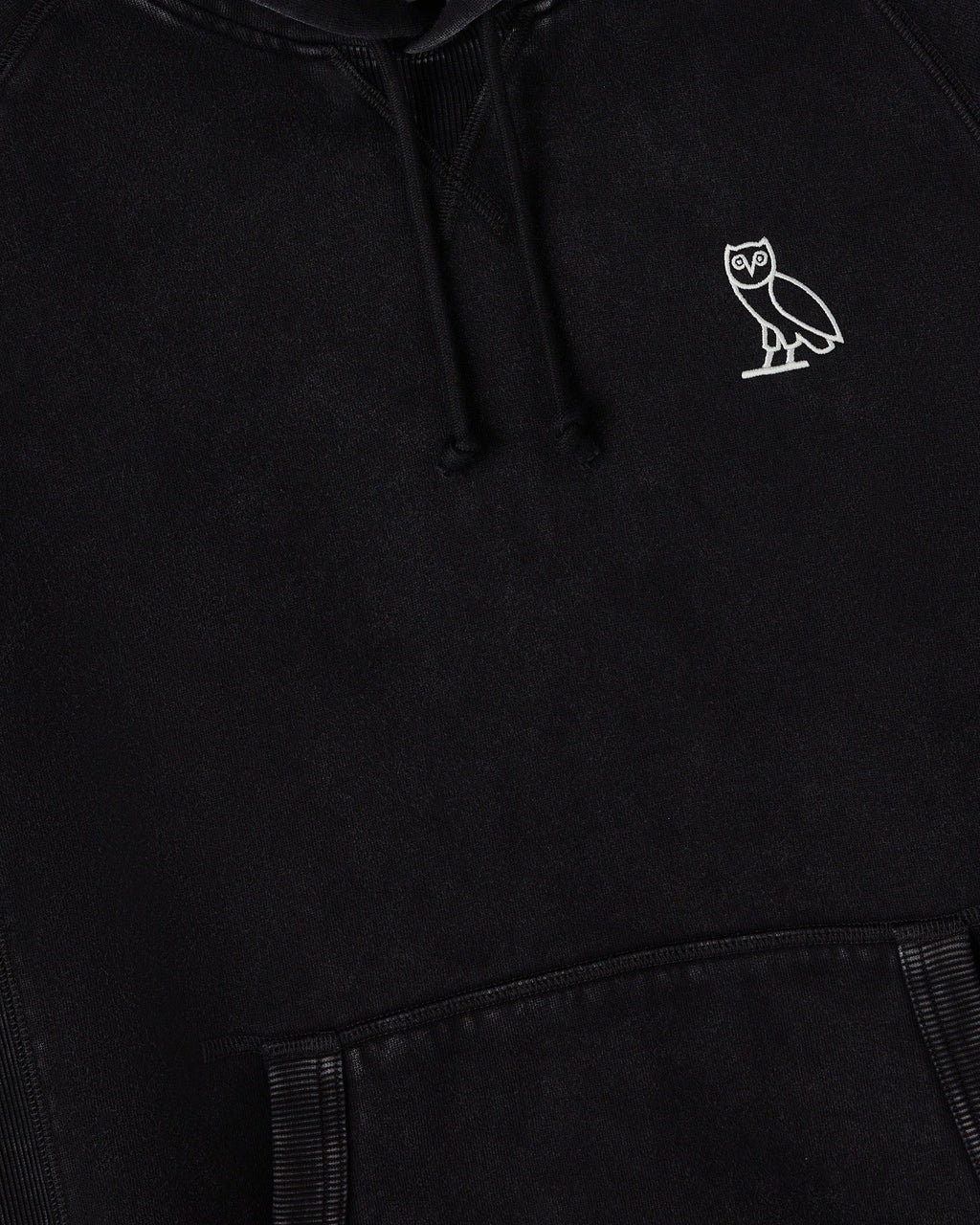 Muskoka Raglan Hoodie Garment Dyed Black