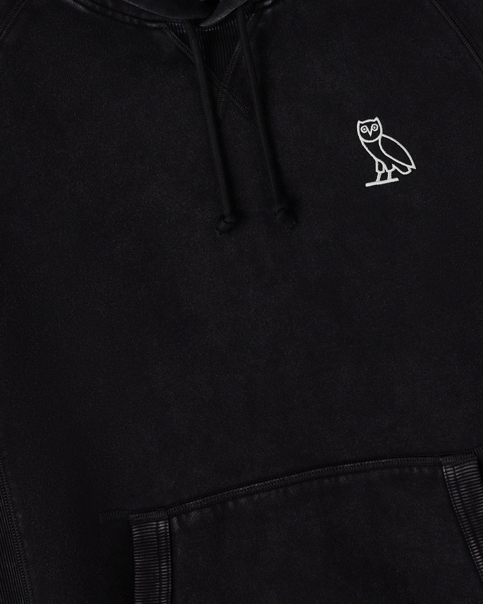 Muskoka Raglan Hoodie Garment Dyed Black
