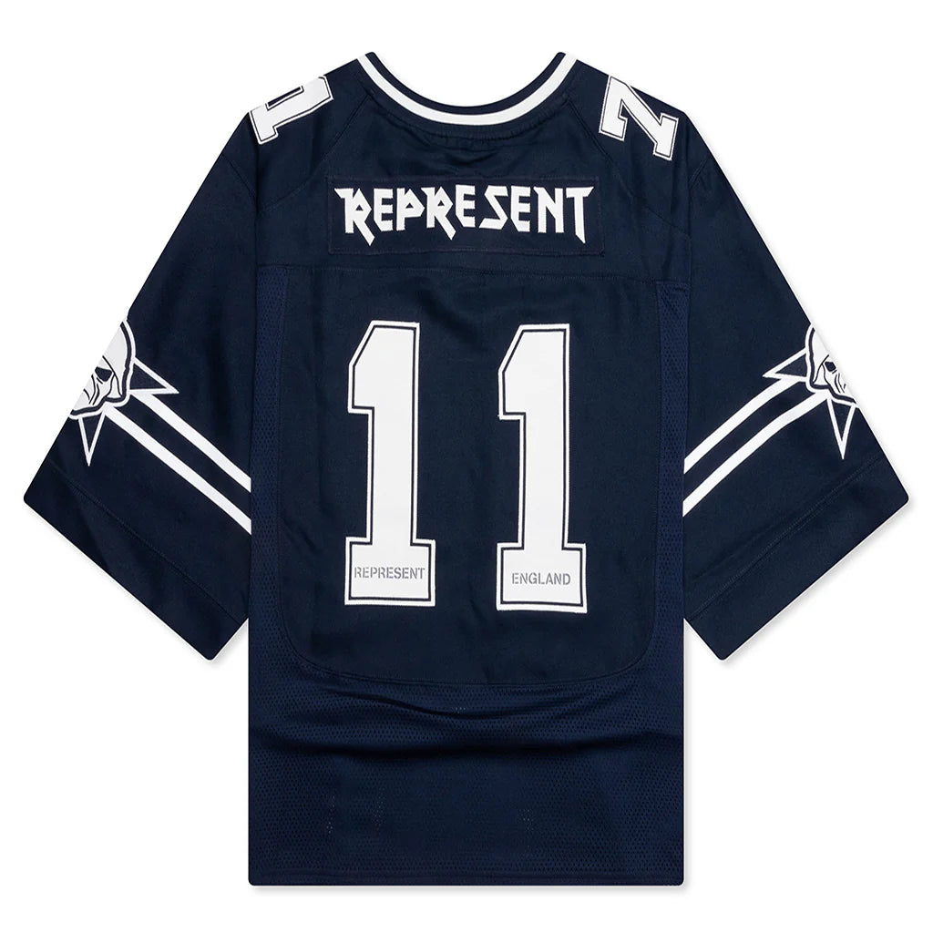 Represent x Iron Maiden Anniversary Jersey Mid Blue