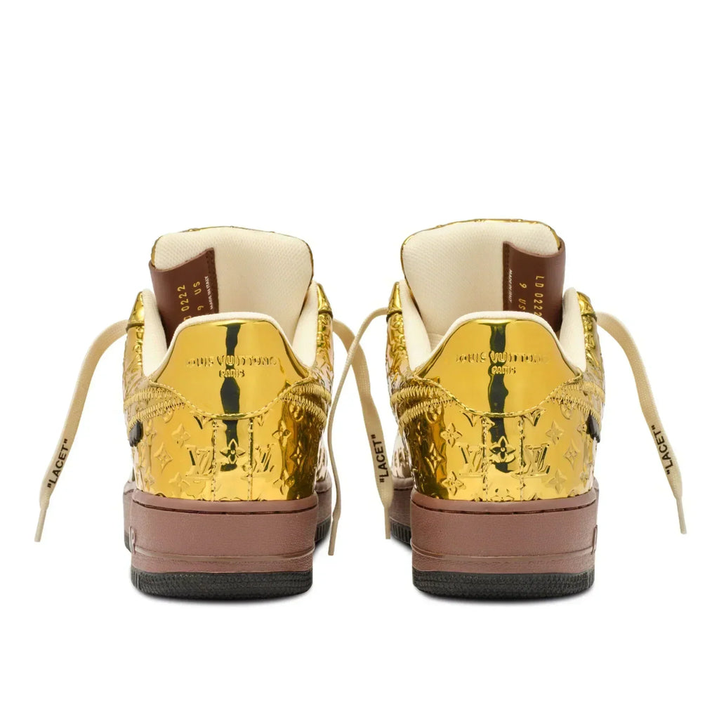 Louis Vuitton x Nike Air Force 1 Low Gold