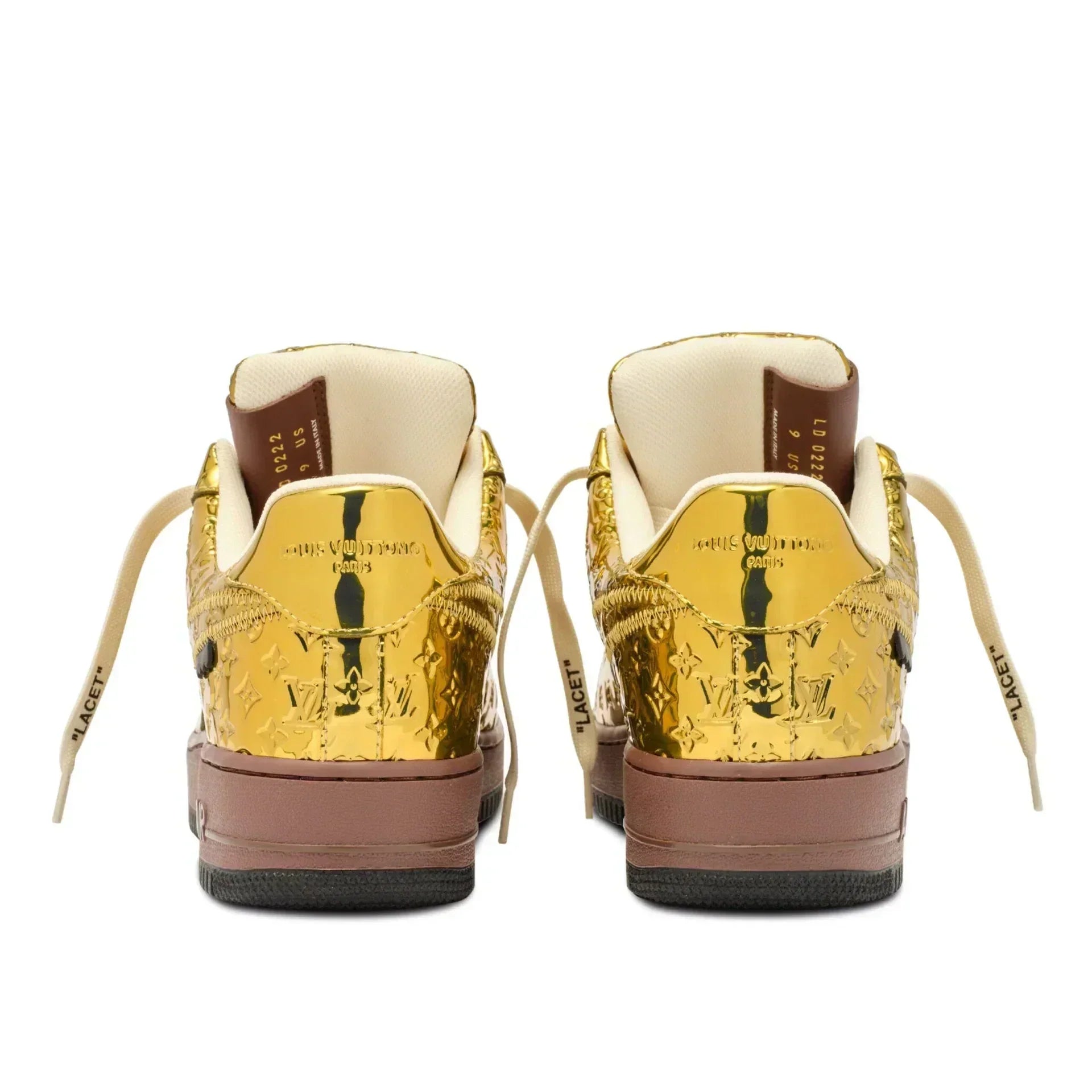 Louis Vuitton x Nike Air Force 1 Low Gold