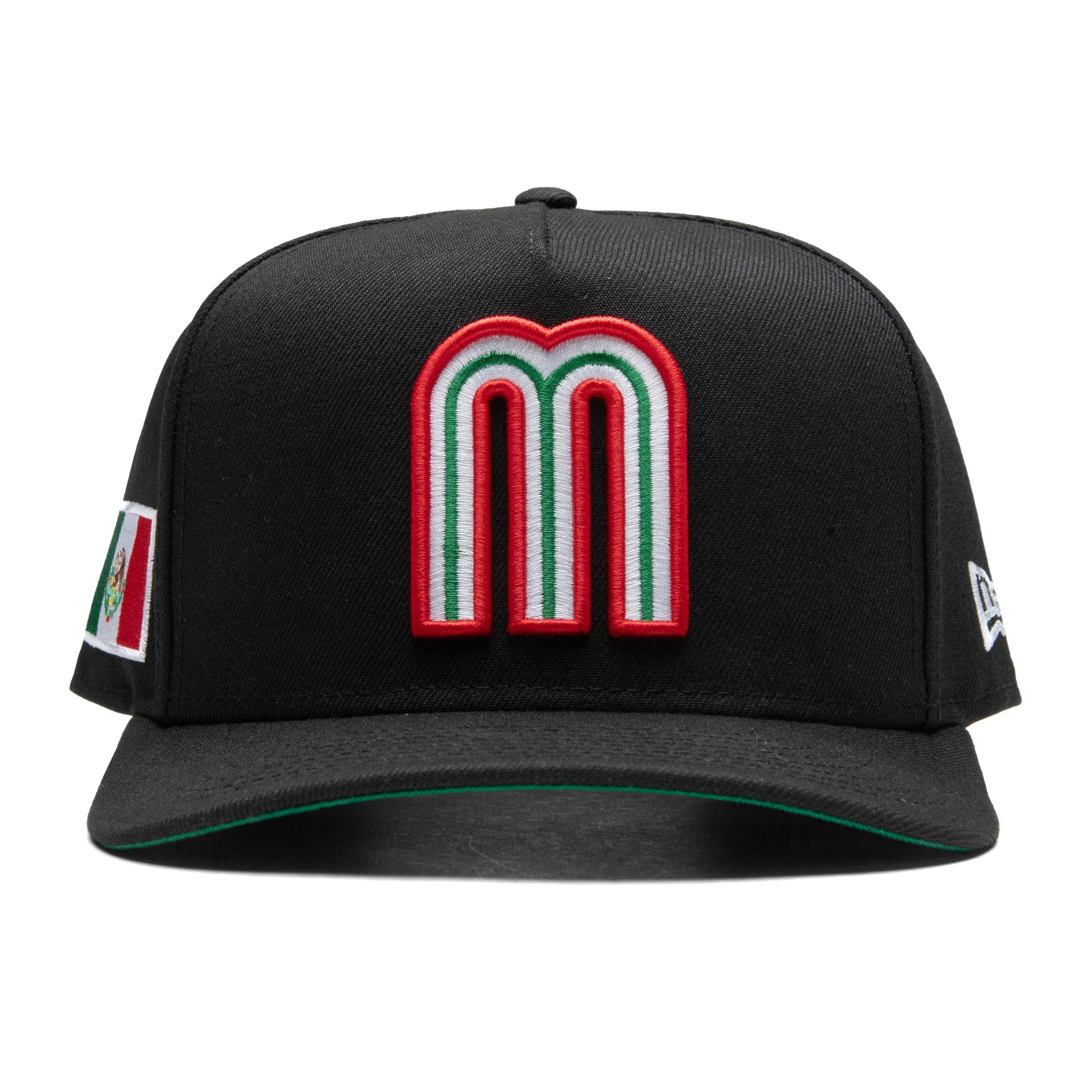 FEATURE x New Era 9FIFTY A Frame Snapback Mexico Pack Black