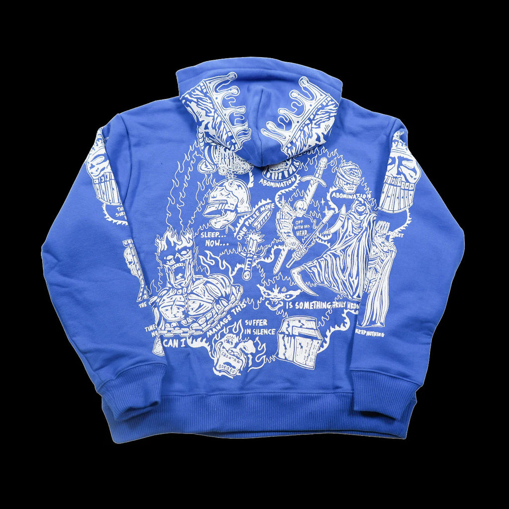 Warren Lotas Sabata Hoodie Royal 20 Royal Blue