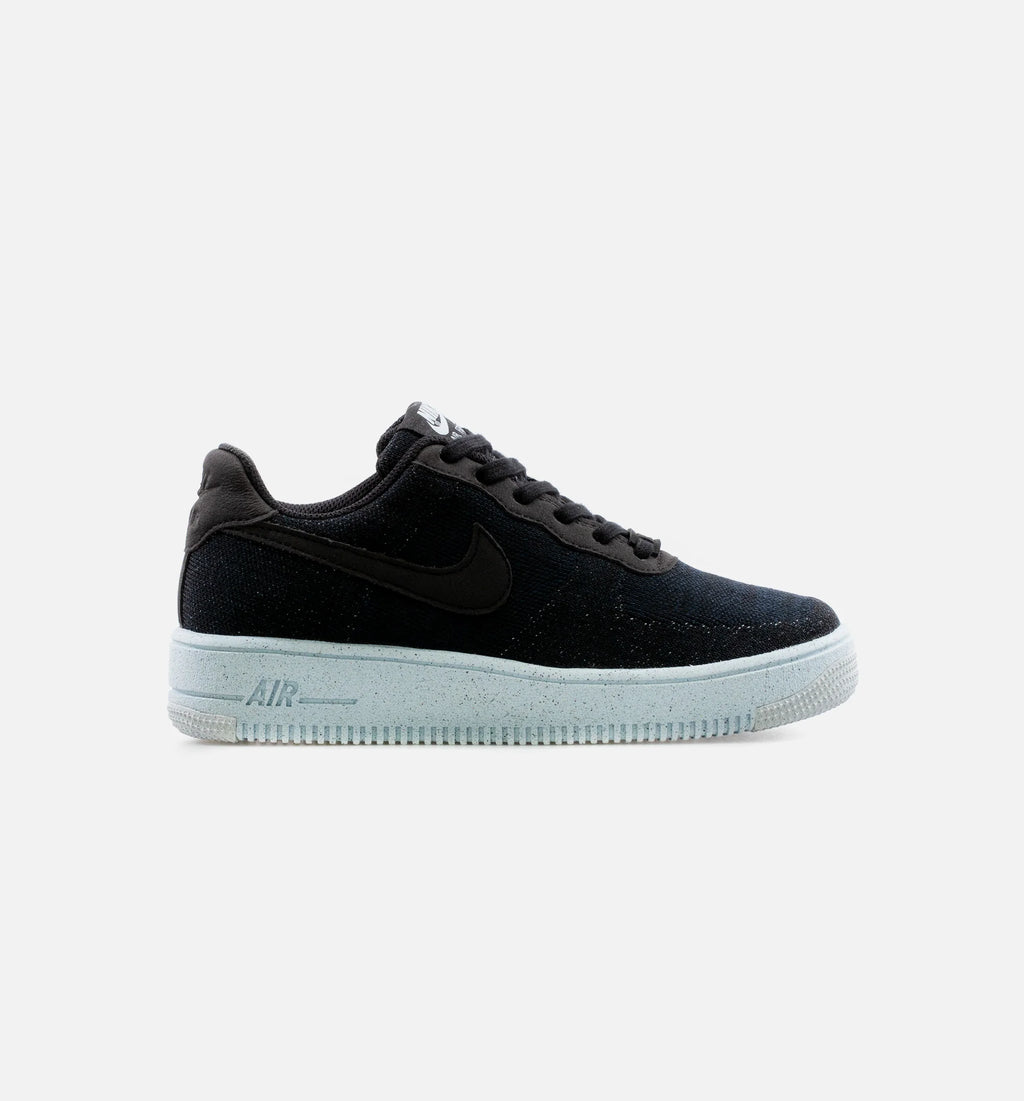 Air Force 1 Crater Flyknit Grade School Lifestyle Shoe Black Blue