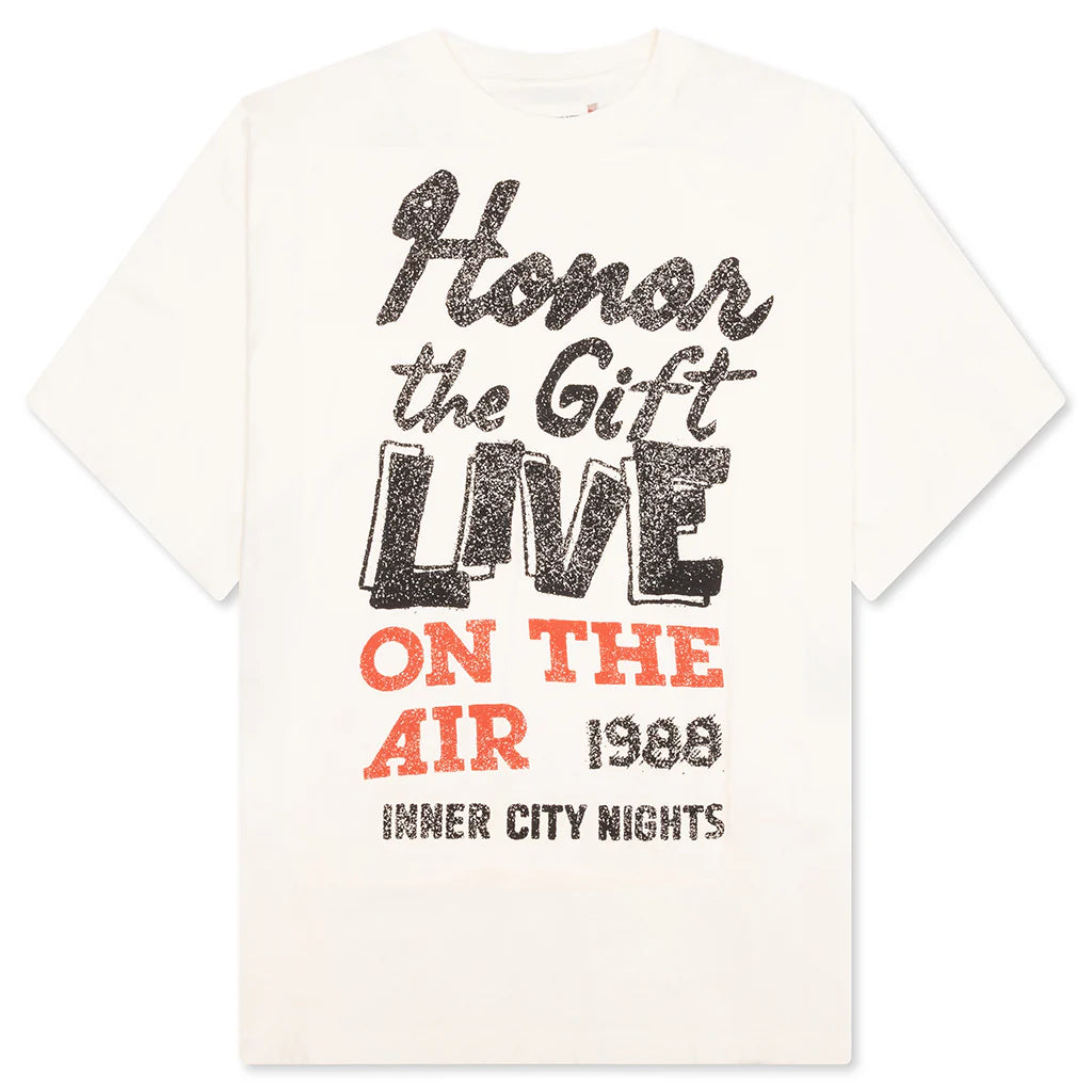 Live On The Air T Shirt Bone