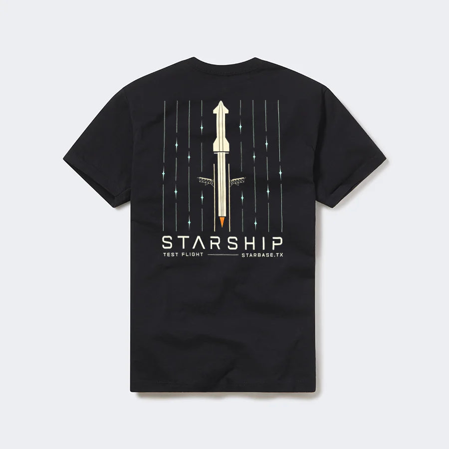 Unisex Starship Test Flight T Shirt