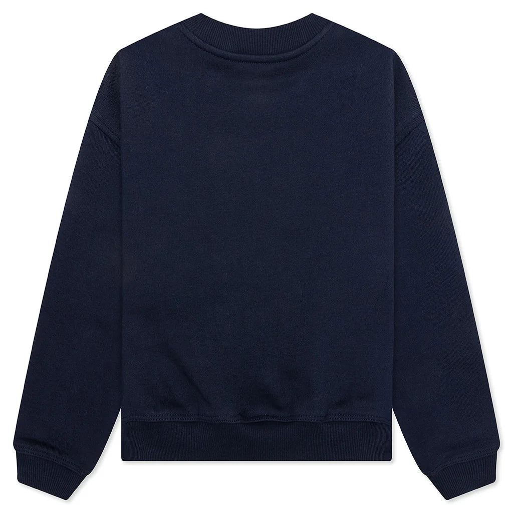 Kids Academy Crewneck Navy Blazer