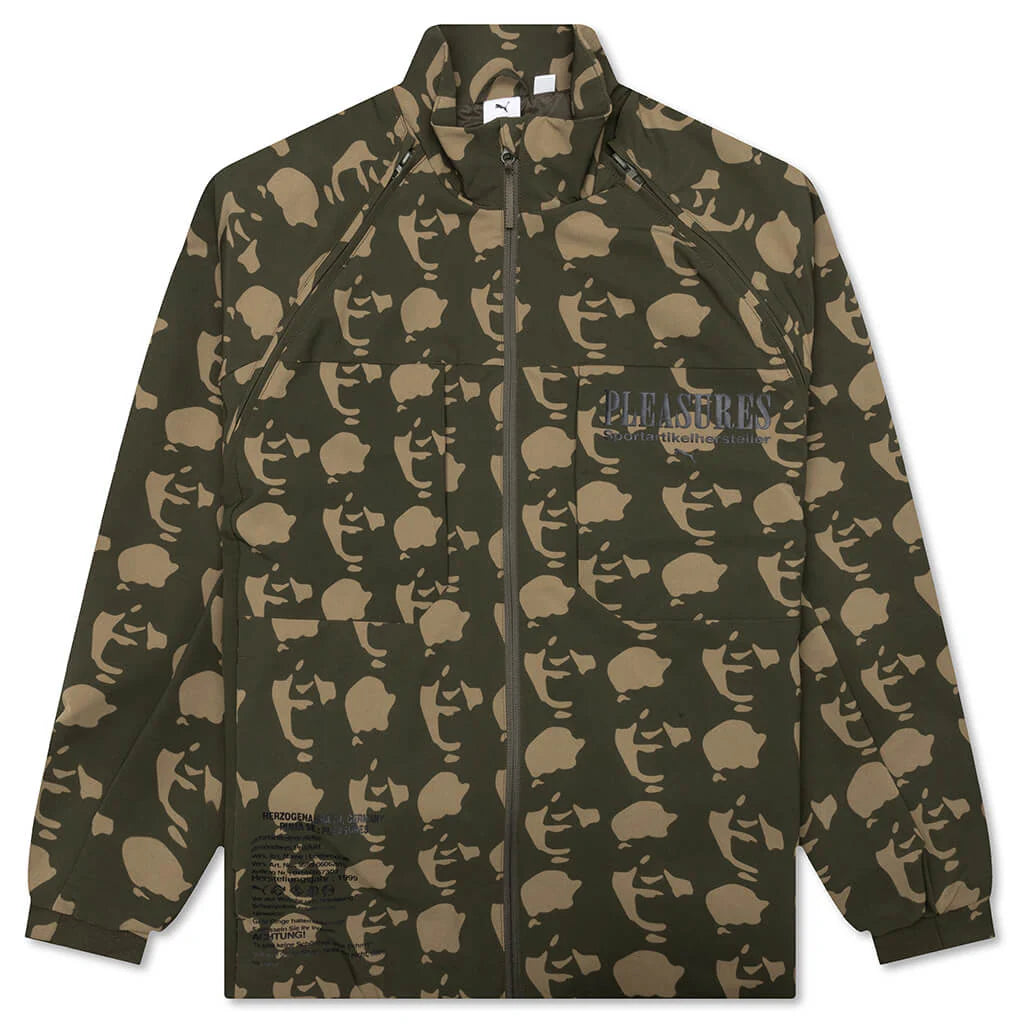 Puma x Pleasures Zip Off Jacket Chocolate Chip
