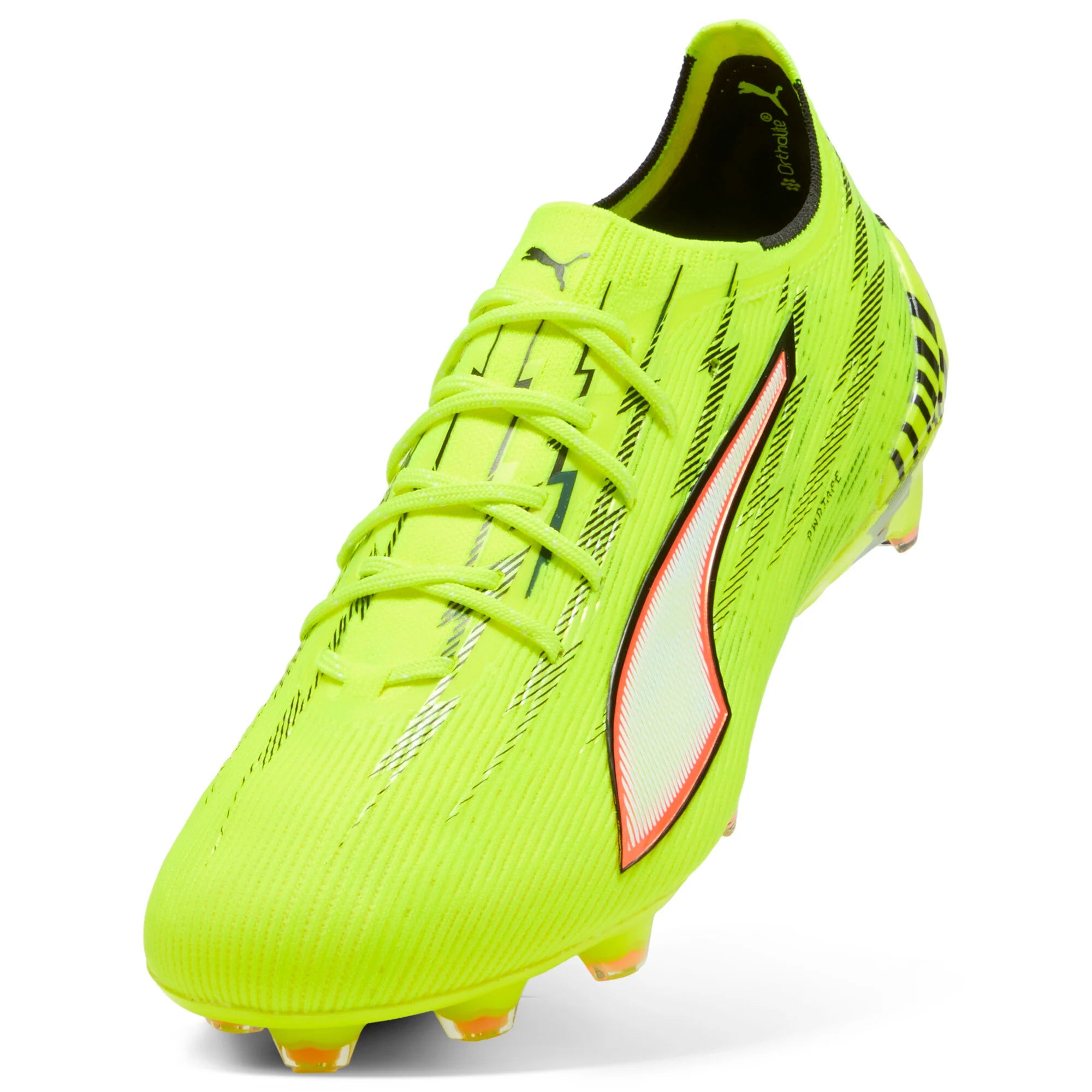 PUMA Ultra 6 Ultimate FG Firm Ground Mens Soccer Cleats Yellow Black Red