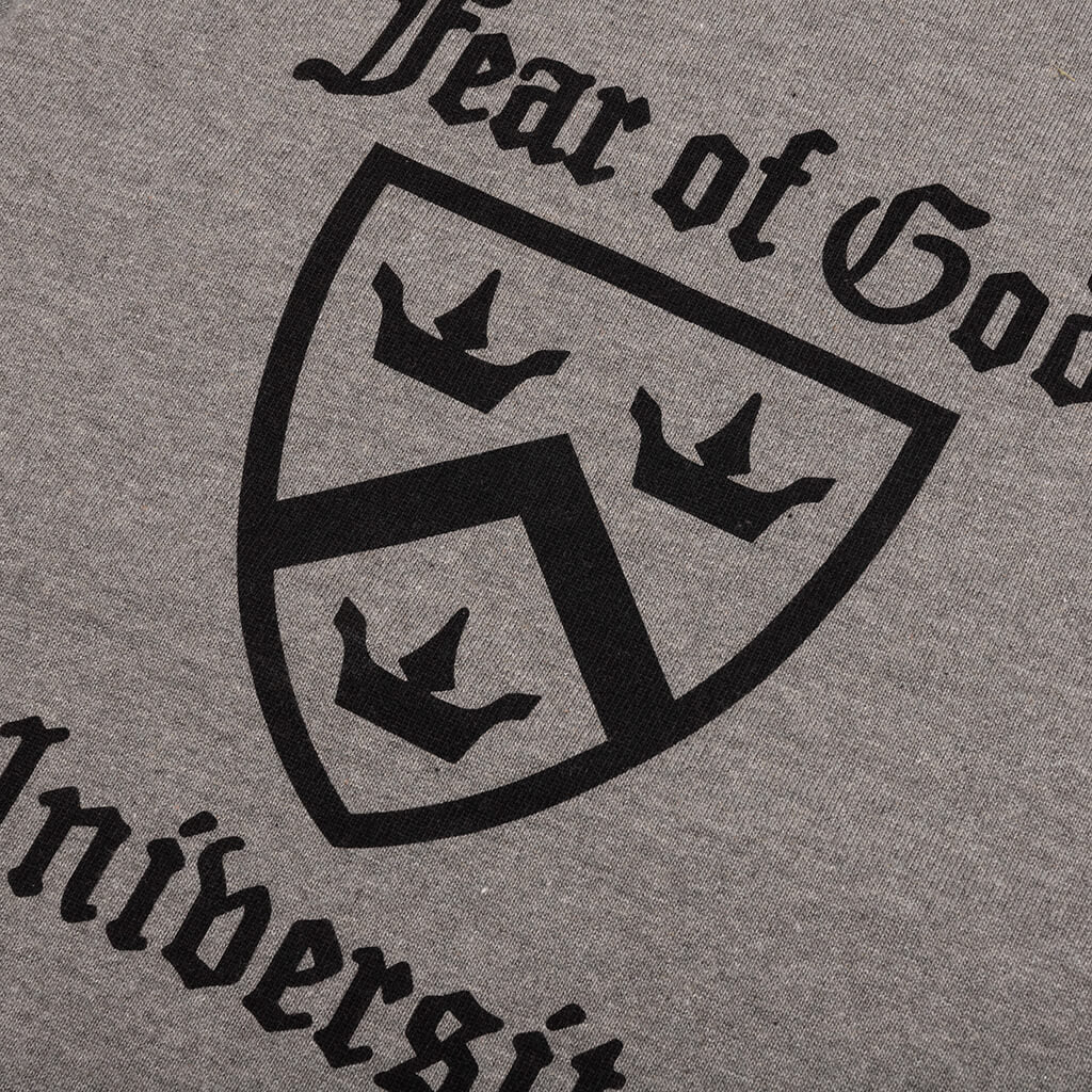 Kids Heavy Crewneck Tee Heather Gray