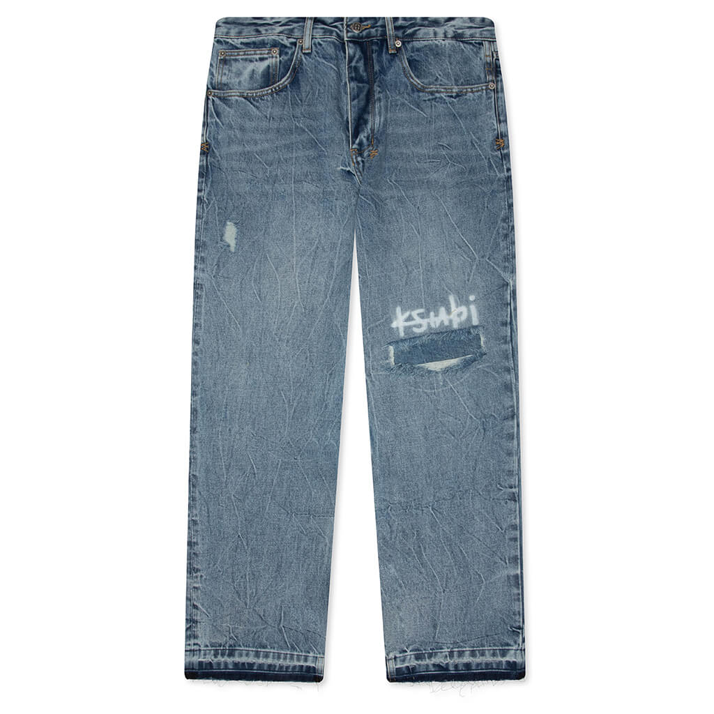 Anti K Trashed 1999 Pant Public Blue
