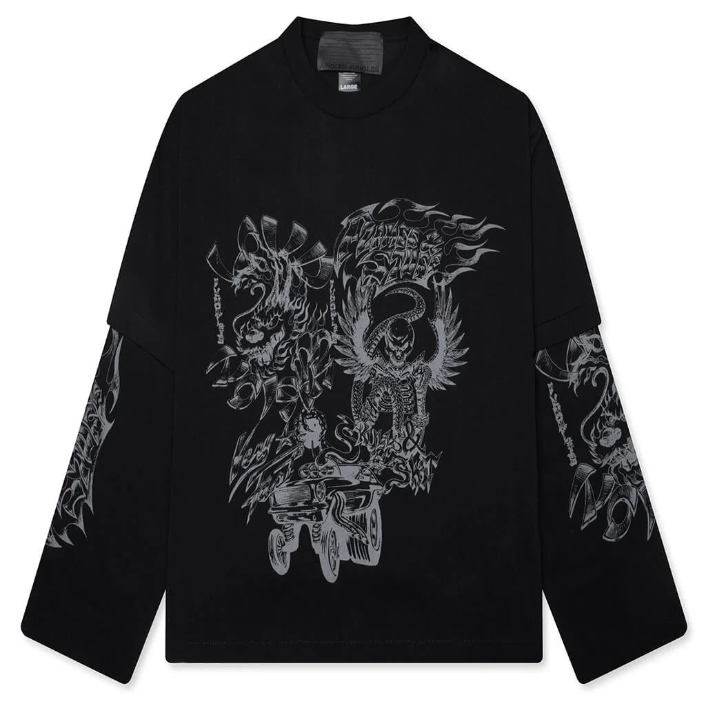 Loud Noises Long Sleeve Tee Black