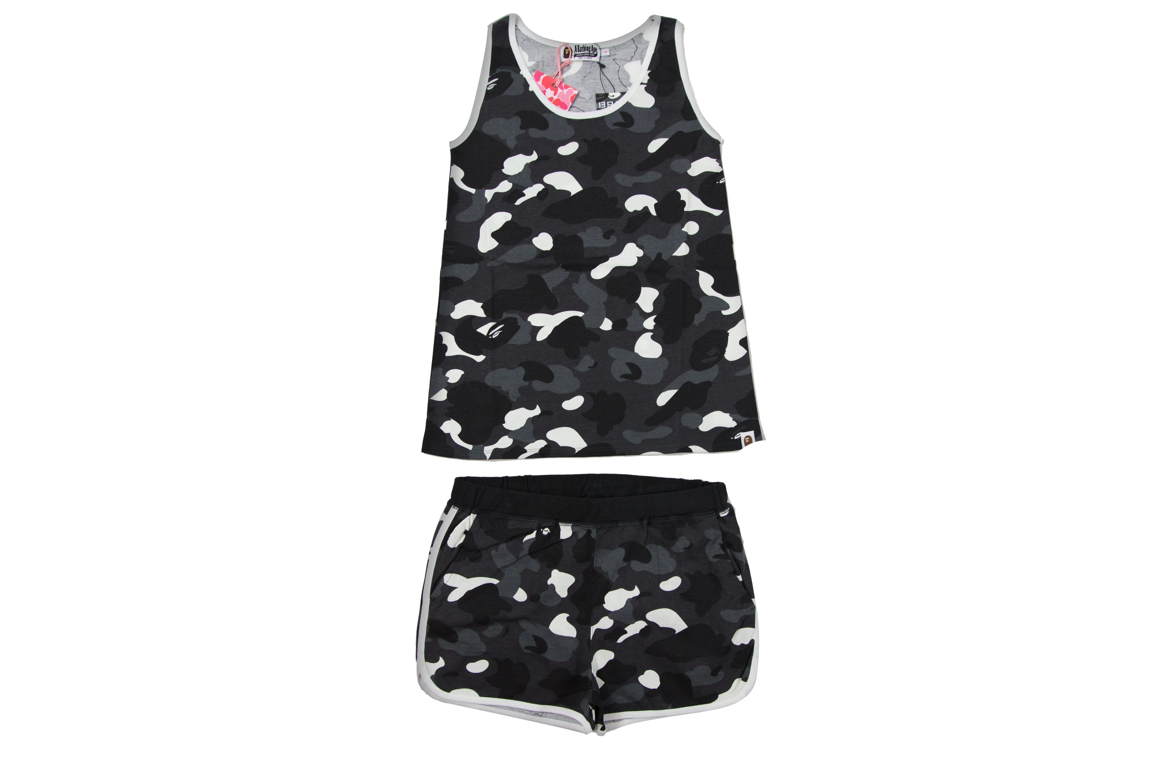 Womens City Tank Set Black