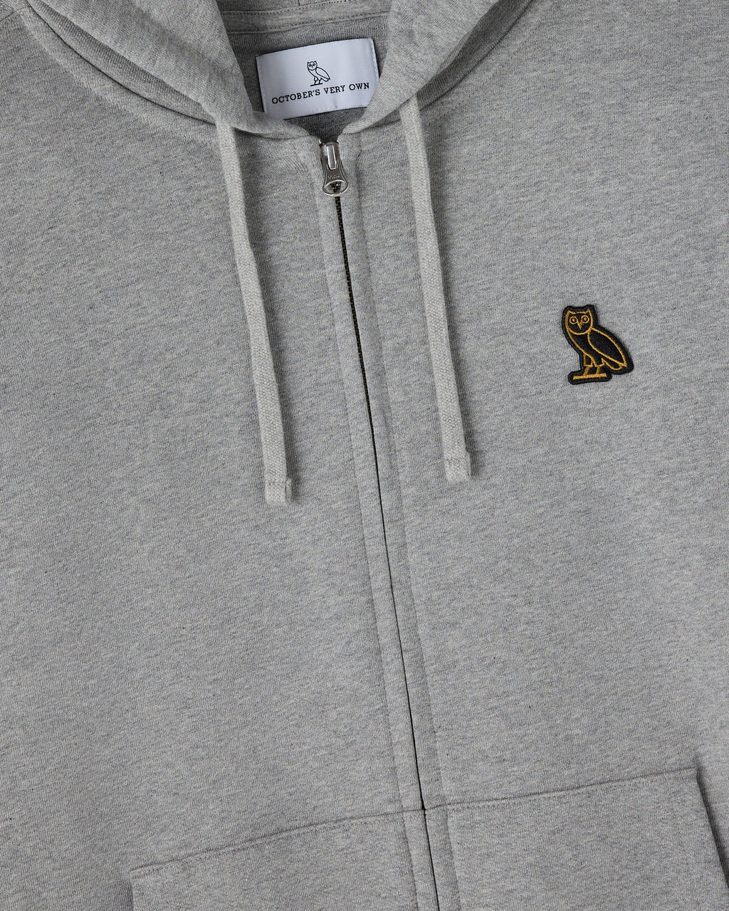 Classic Full Zip Hoodie Heather Grey
