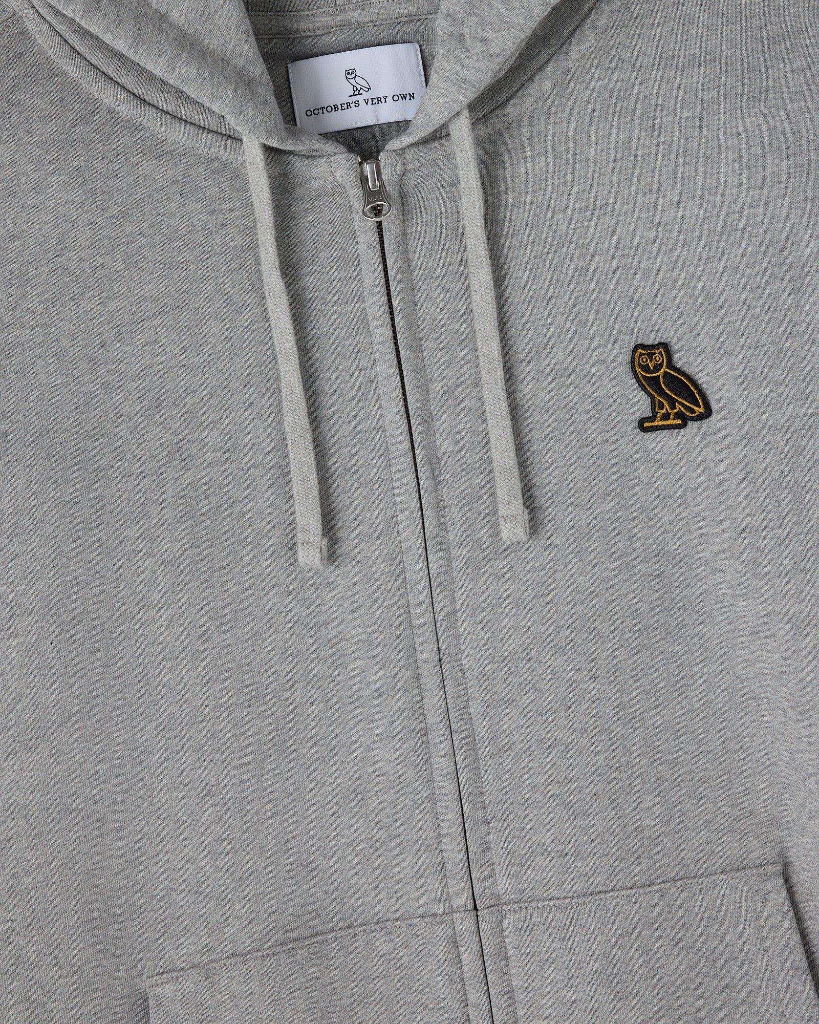 Classic Full Zip Hoodie Heather Grey