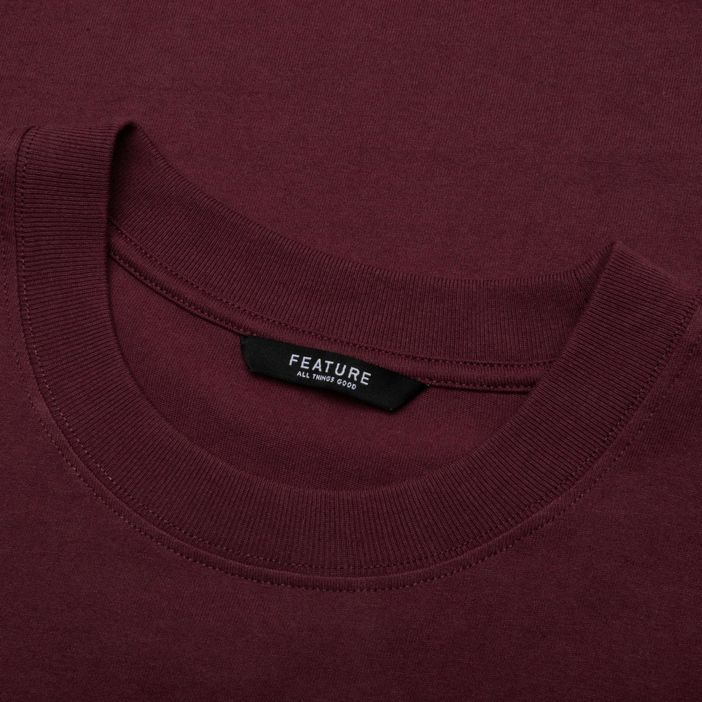 Academy Tee Oxblood Red