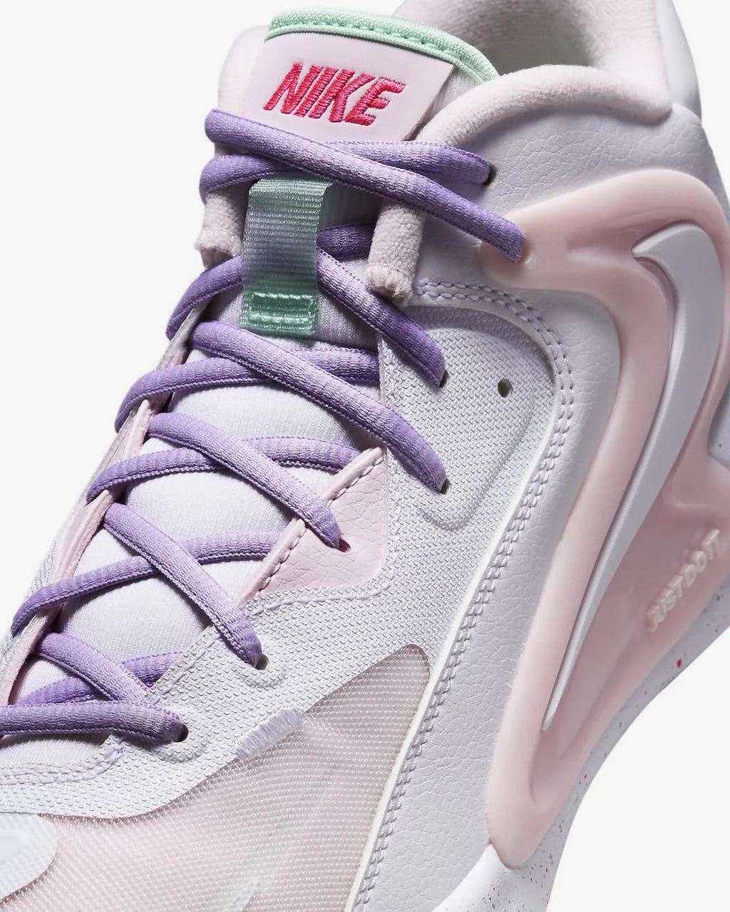 Tênis Nike React HyperSet 2 Vôlei Rosa Branco