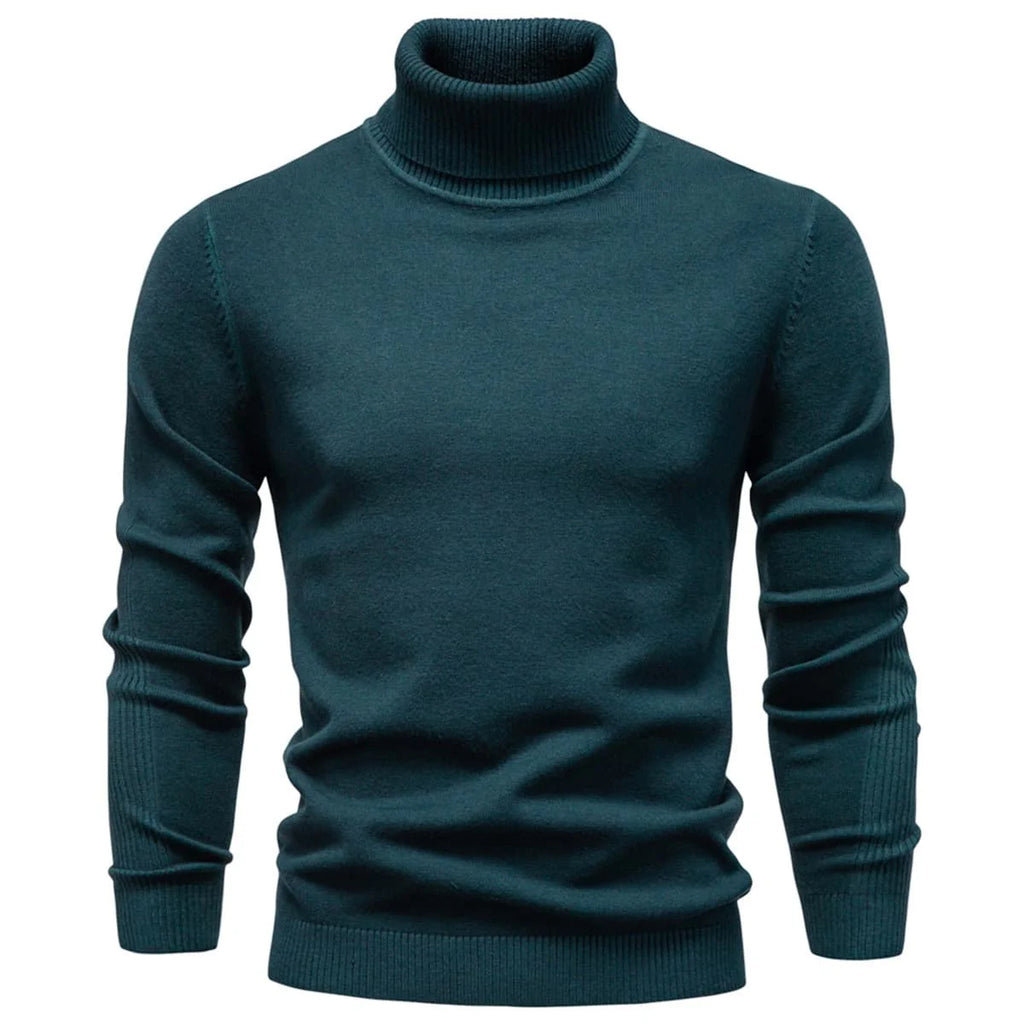 Mens Turtleneck Pullover Sweater