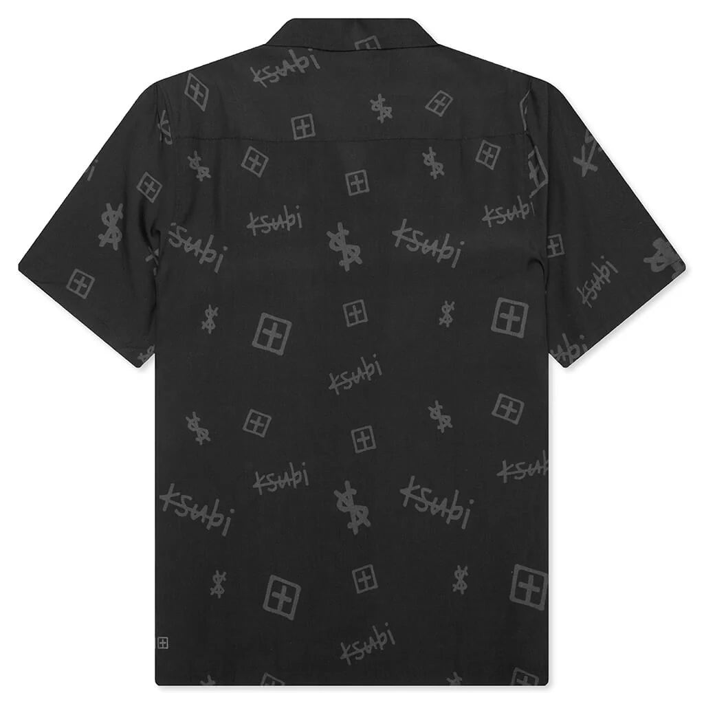 Kash Box Resort S S Shirt Coal