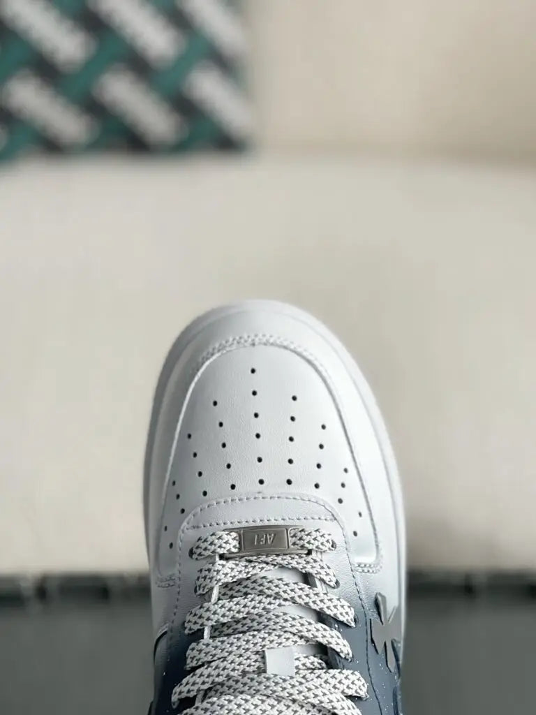 Chrome Hearts x Nike Air Force 1 Grey White Sneakers