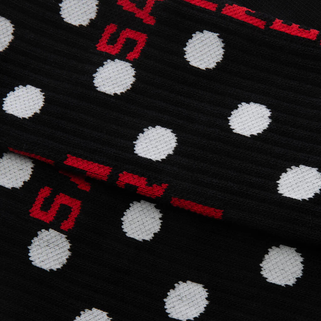 Dot Socks Black