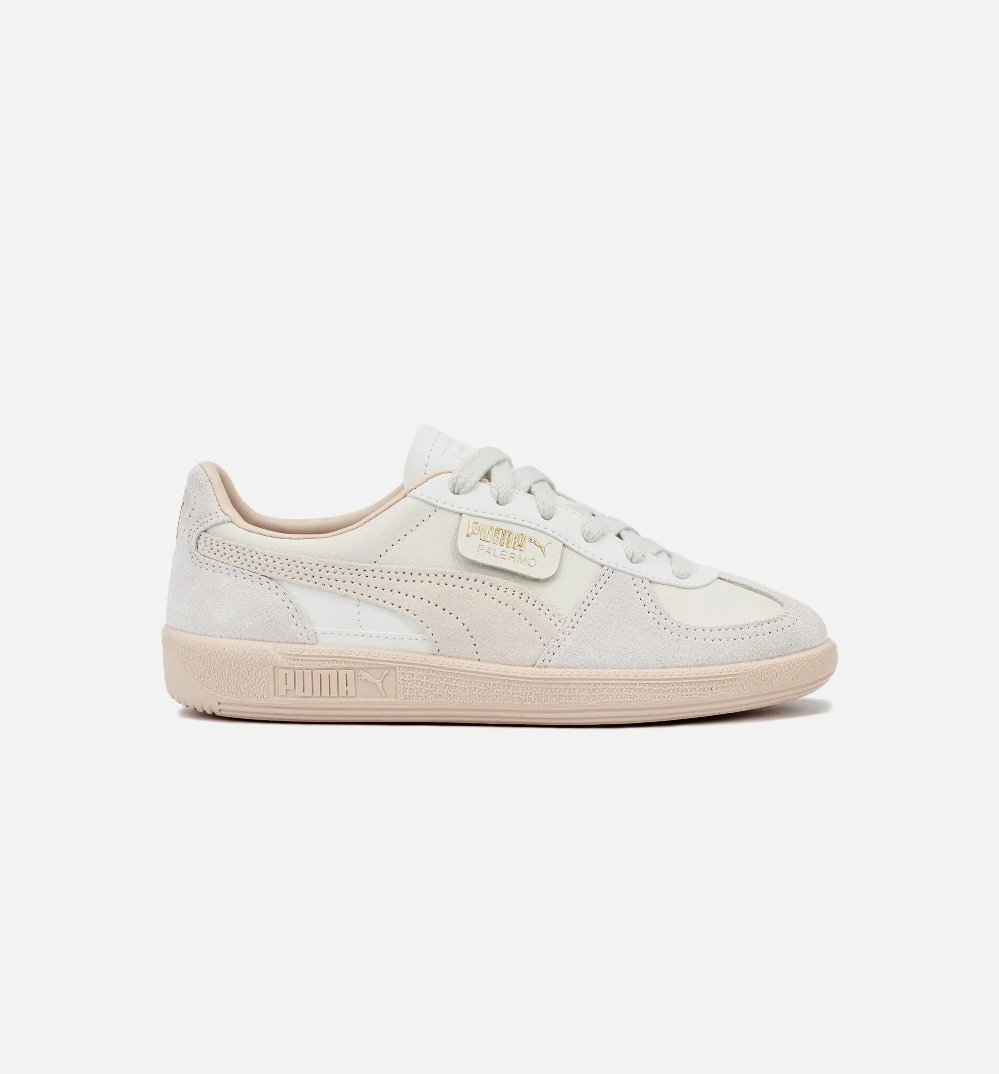 Palermo Leather Womens Lifestyle Shoe White Vapor Gray Gum