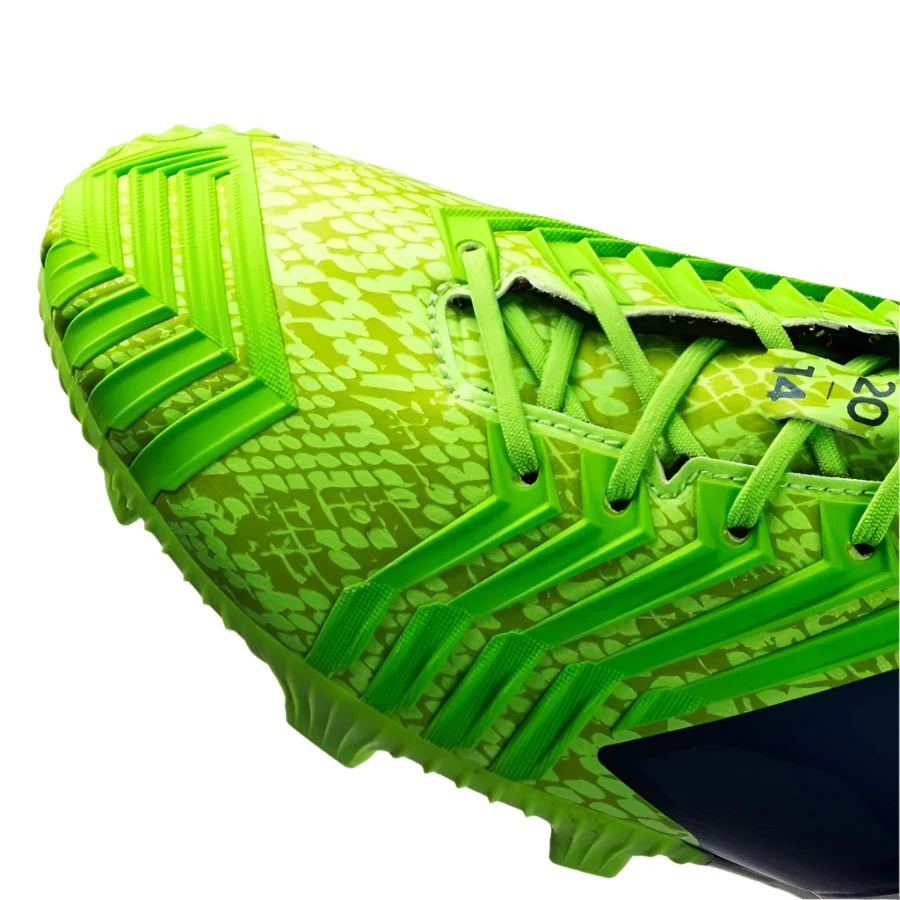 adidas Predator Instinct FG Firm Ground Soccer Cleats Rich Blue White Neon Green