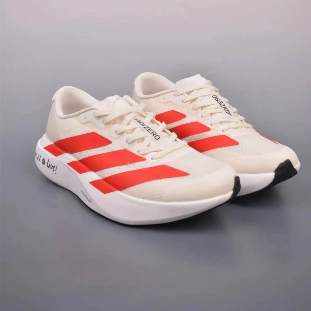 Tênis Adidas Adizero Evo SL Bege Vermelho