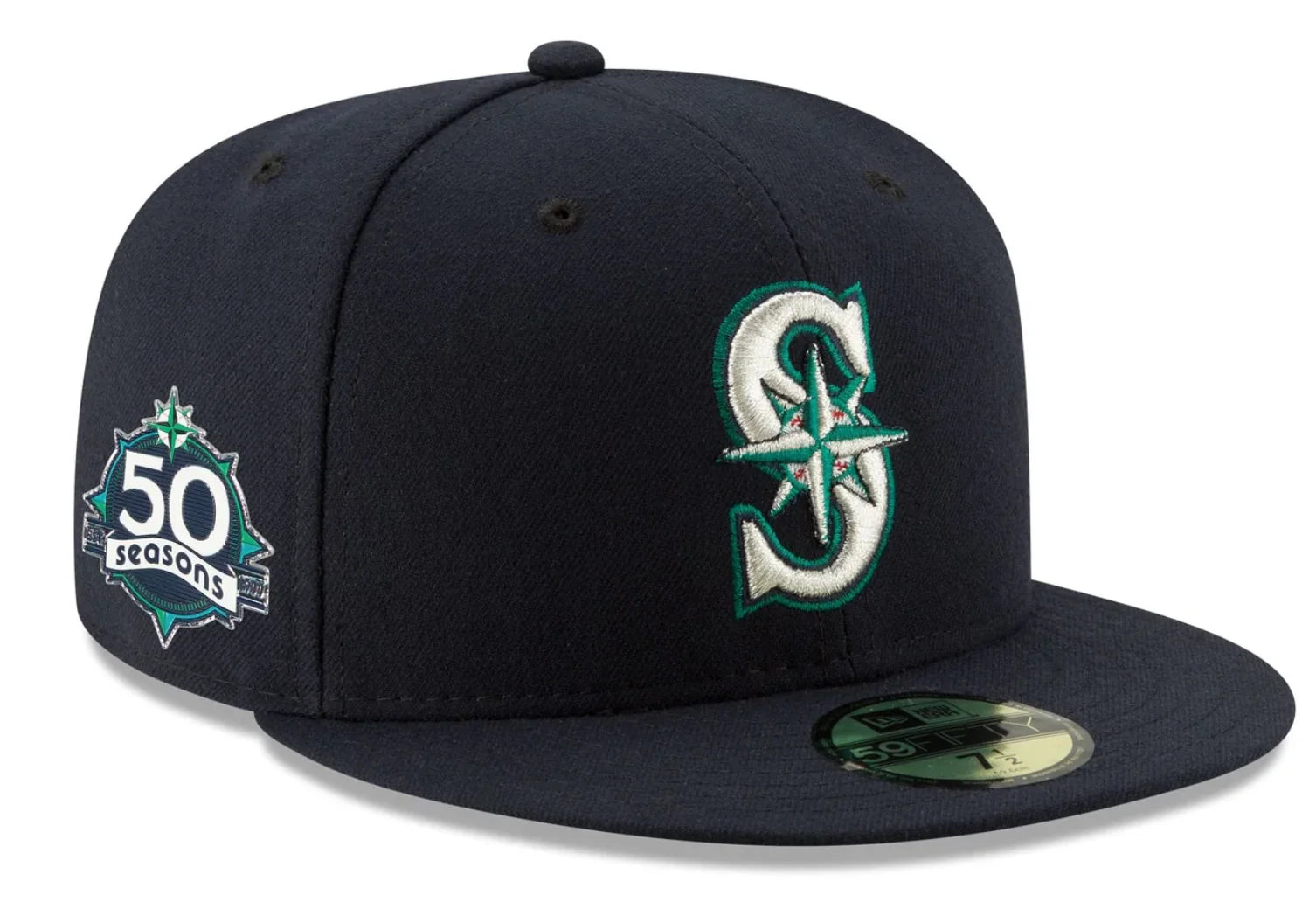 New Era Seattle Mariners 50th Anniversary Navy 59FIFTY Fitted