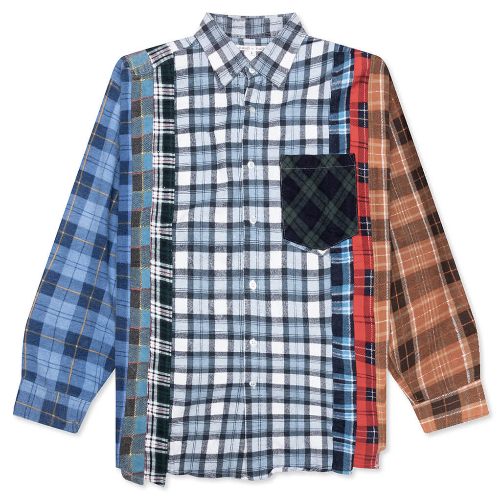 7 Cuts Flannel Shirt Assorted