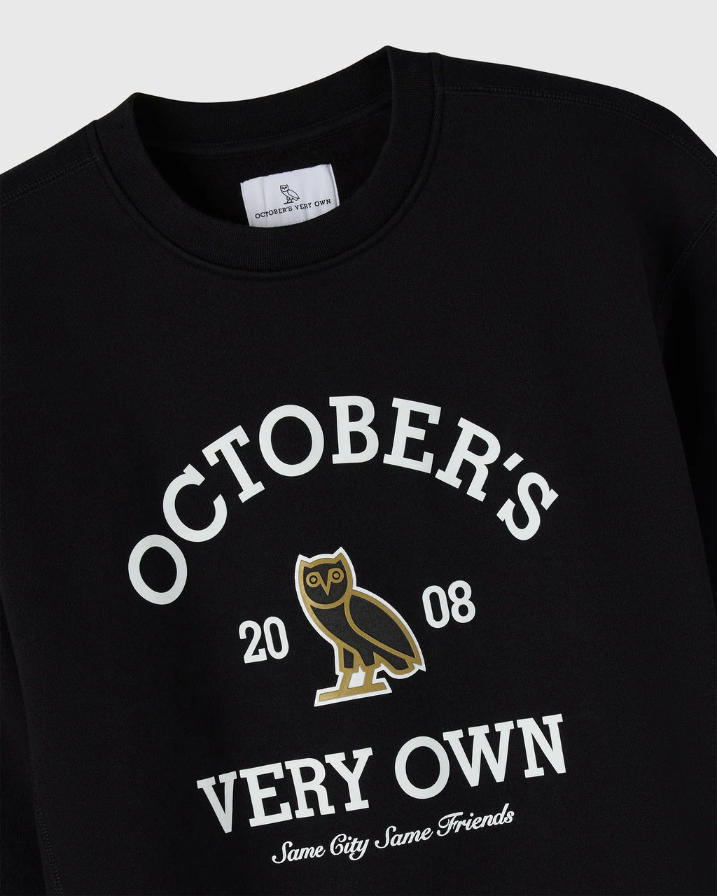 Collegiate Crewneck Black