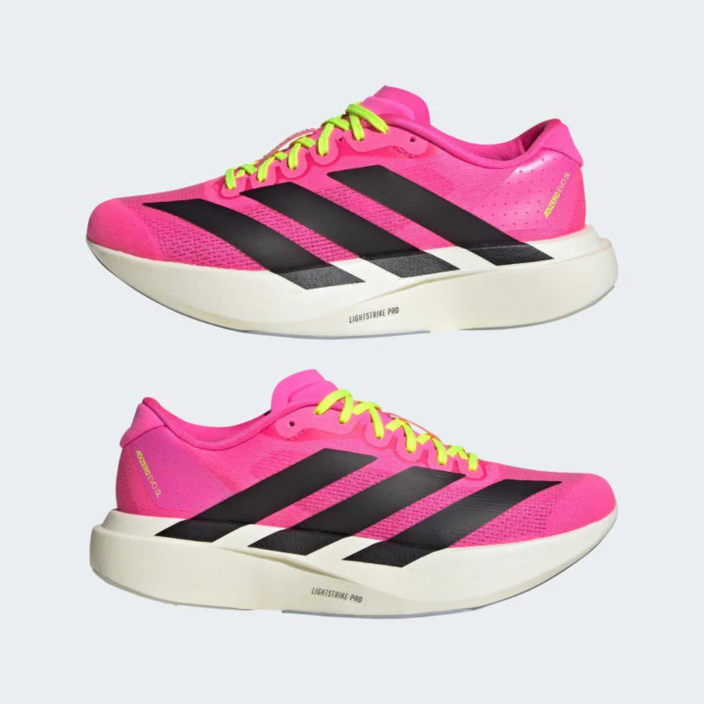 Tênis Adidas Adizero Evo SL Branco Rosa Preto