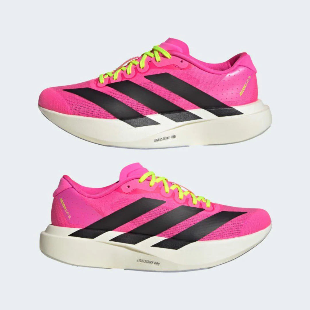 Tênis Adidas Adizero Evo SL Branco Rosa Preto