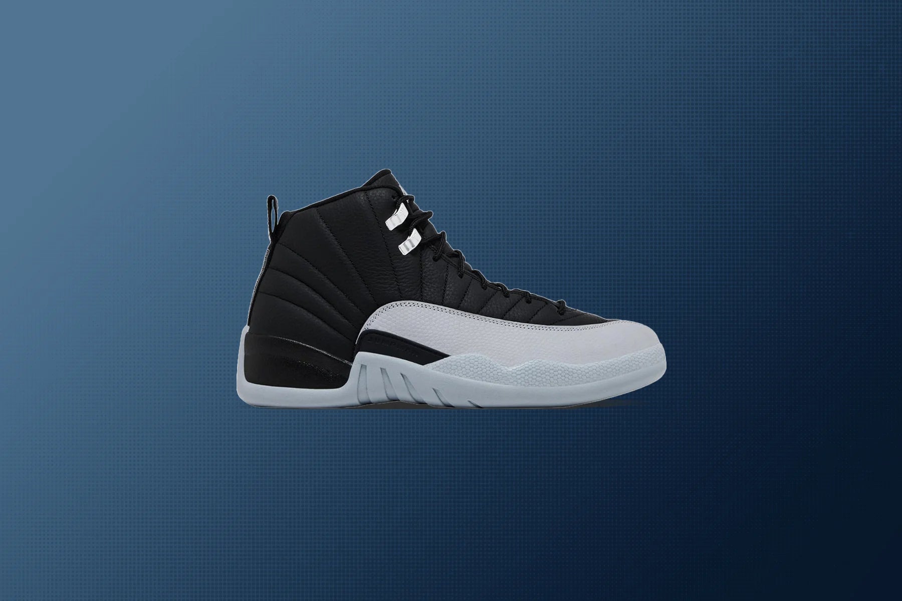Air Jordan 12 Retro Barons Black Wolf Grey White
